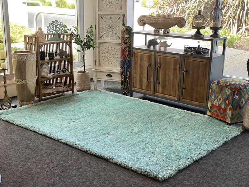 Luxe Rug Teal Blue