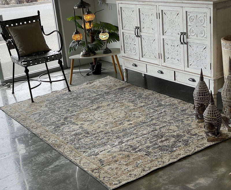 Morissa Rug Medallion Grey