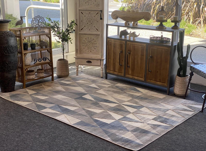 Alicia Rug Otela Silver And Blue
