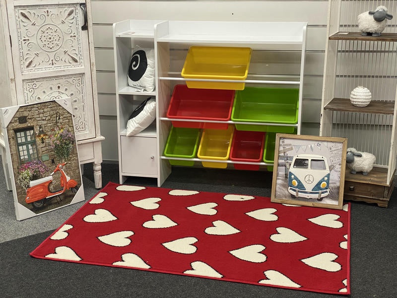 Pronto Rug Red Hearts
