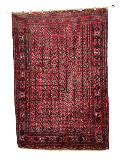 Hand Knotted Baluchi Rug Red 195 x 281 cm