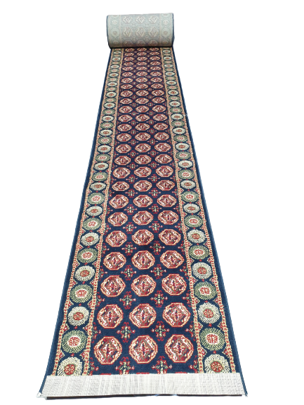 Hariri Archie Blue Runner 1131Cg1B 80 cm Wide x Length Cut To Order
