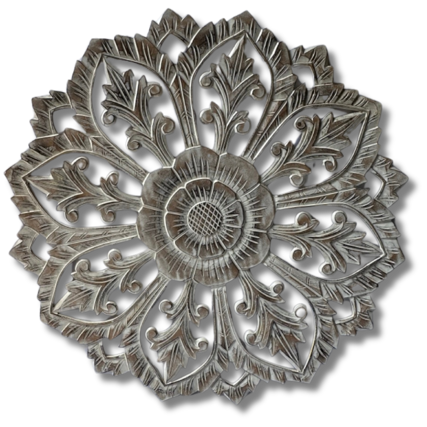 Madera Wall Art 100 cm Round Dk07