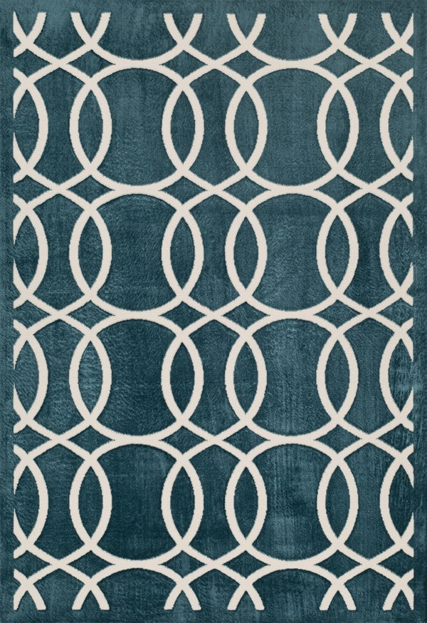 Zoe Rug Miamar Dark Teal Blue