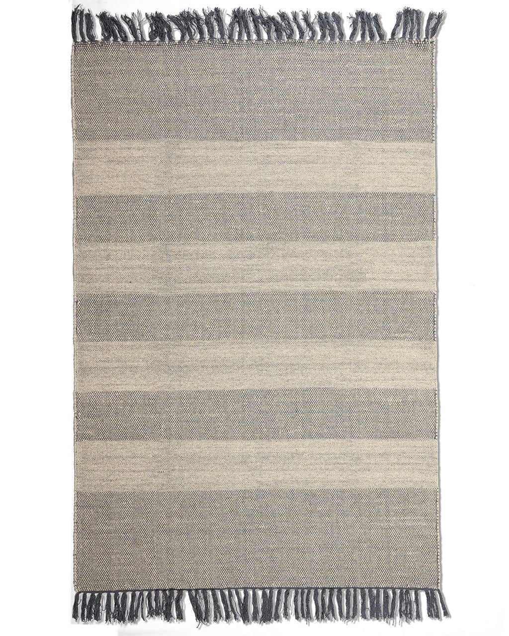 Dakha Wool Handwoven Ash Rug
