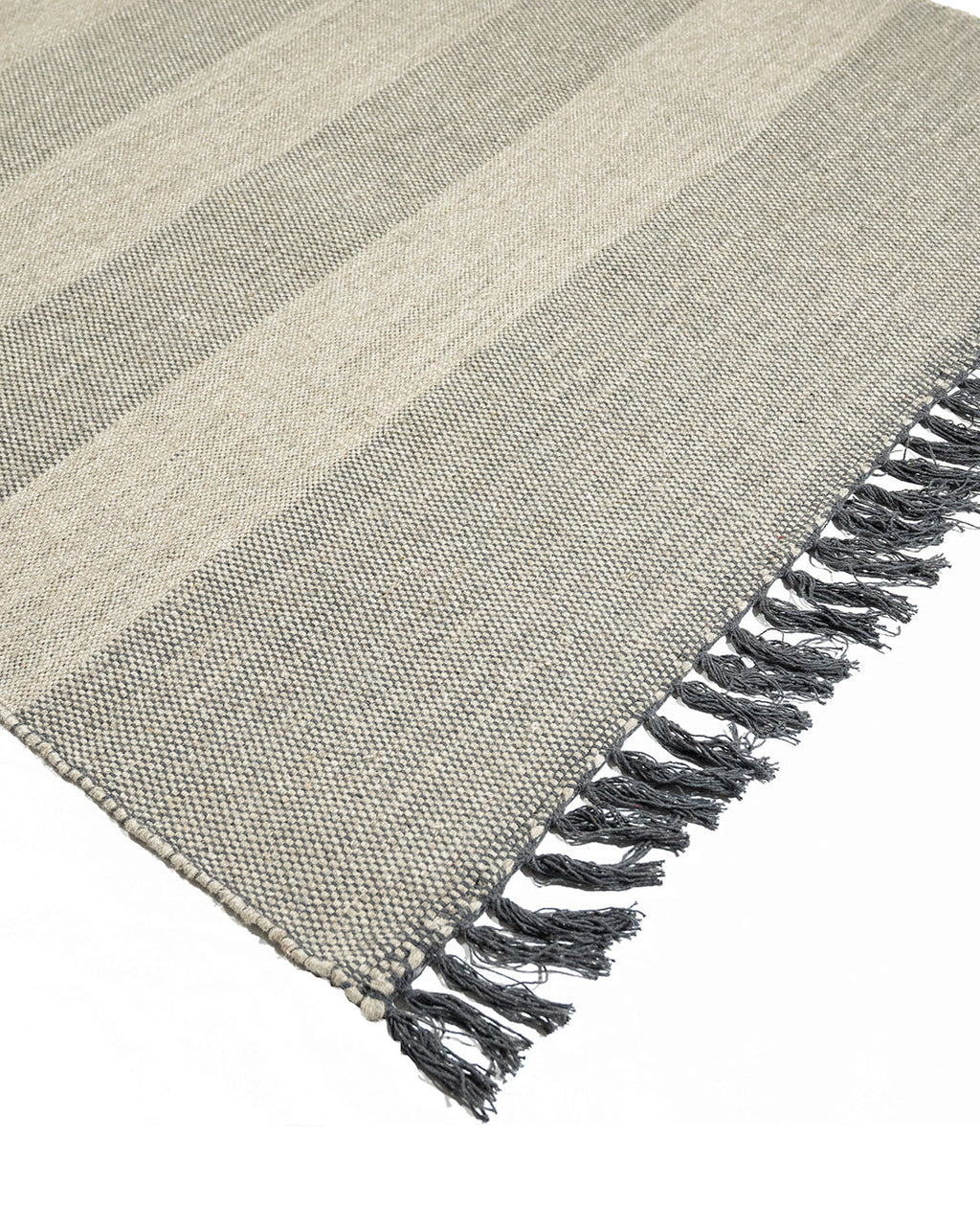 Dakha Wool Handwoven Ash Rug