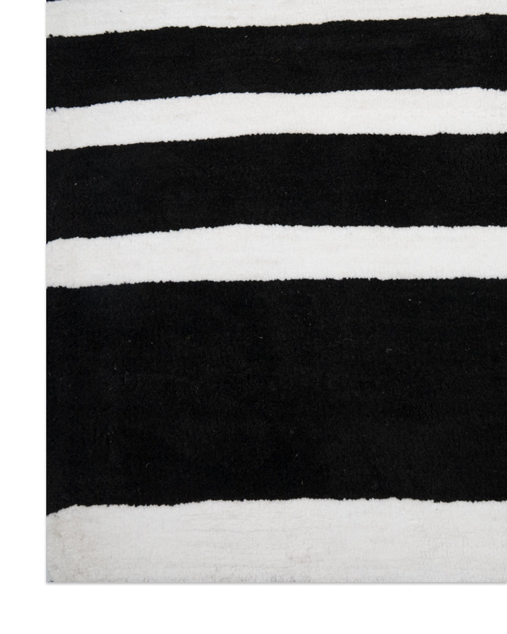 Amara Rug Lineal Black And White