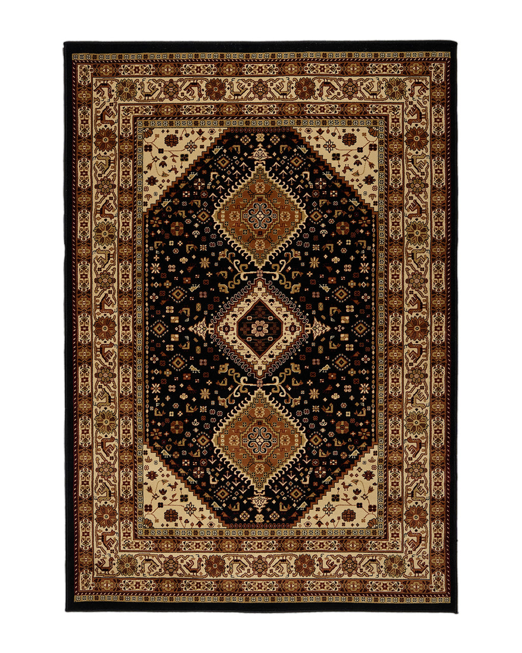 Kohinoor Roslyn Black Rug