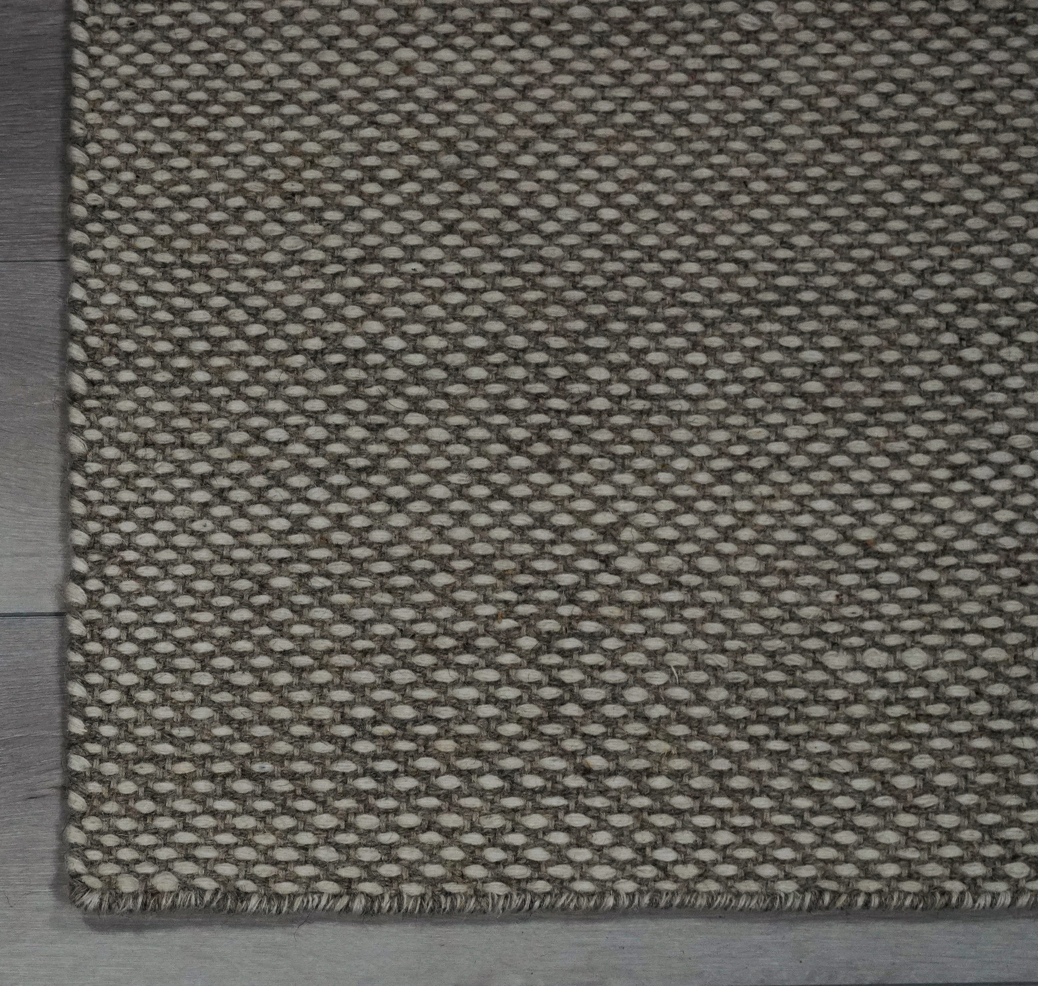 Loft Cement Handwoven Wool Rug