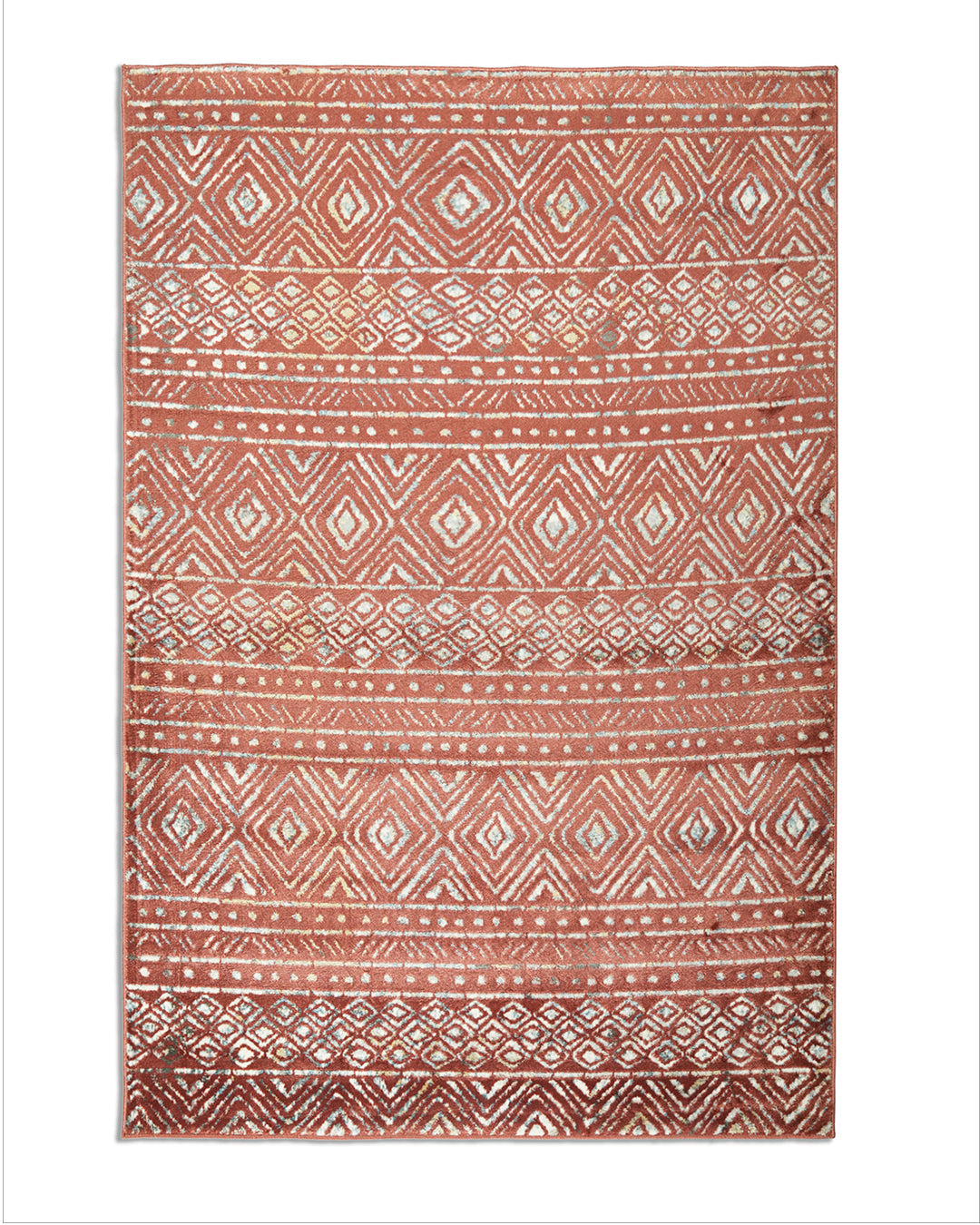 Zoe Rug Ancien Brown Red