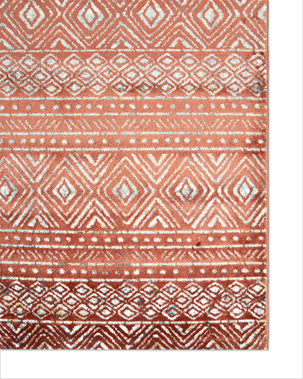Zoe Rug Ancien Brown Red