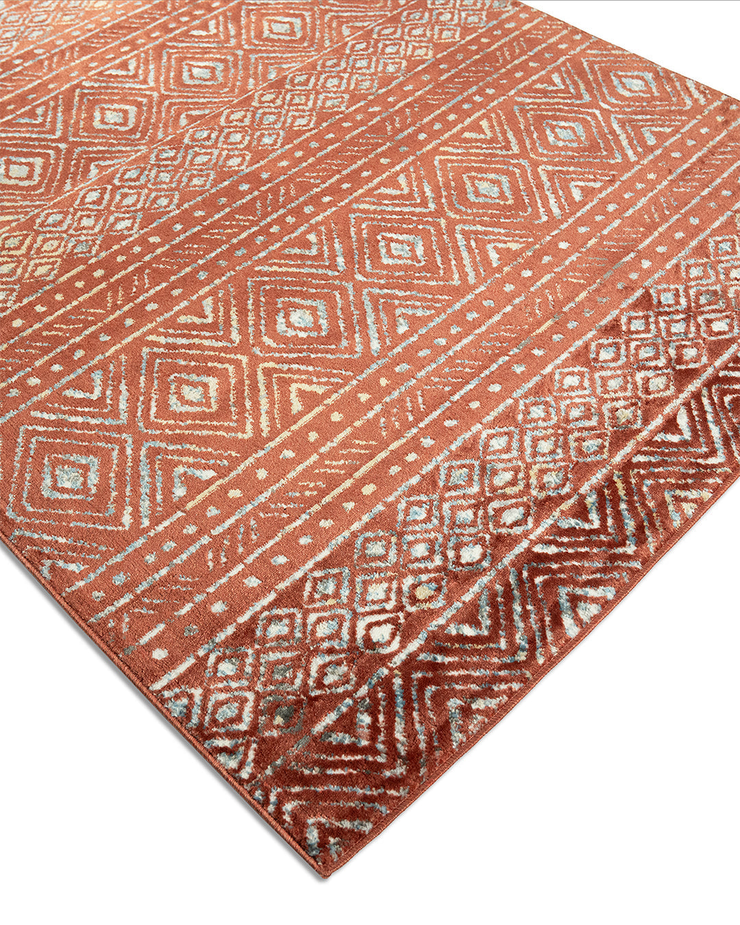 Zoe Rug Ancien Brown Red