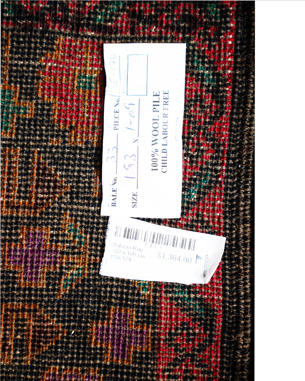 Baluchi Rug 193 x 109 cm PSE174