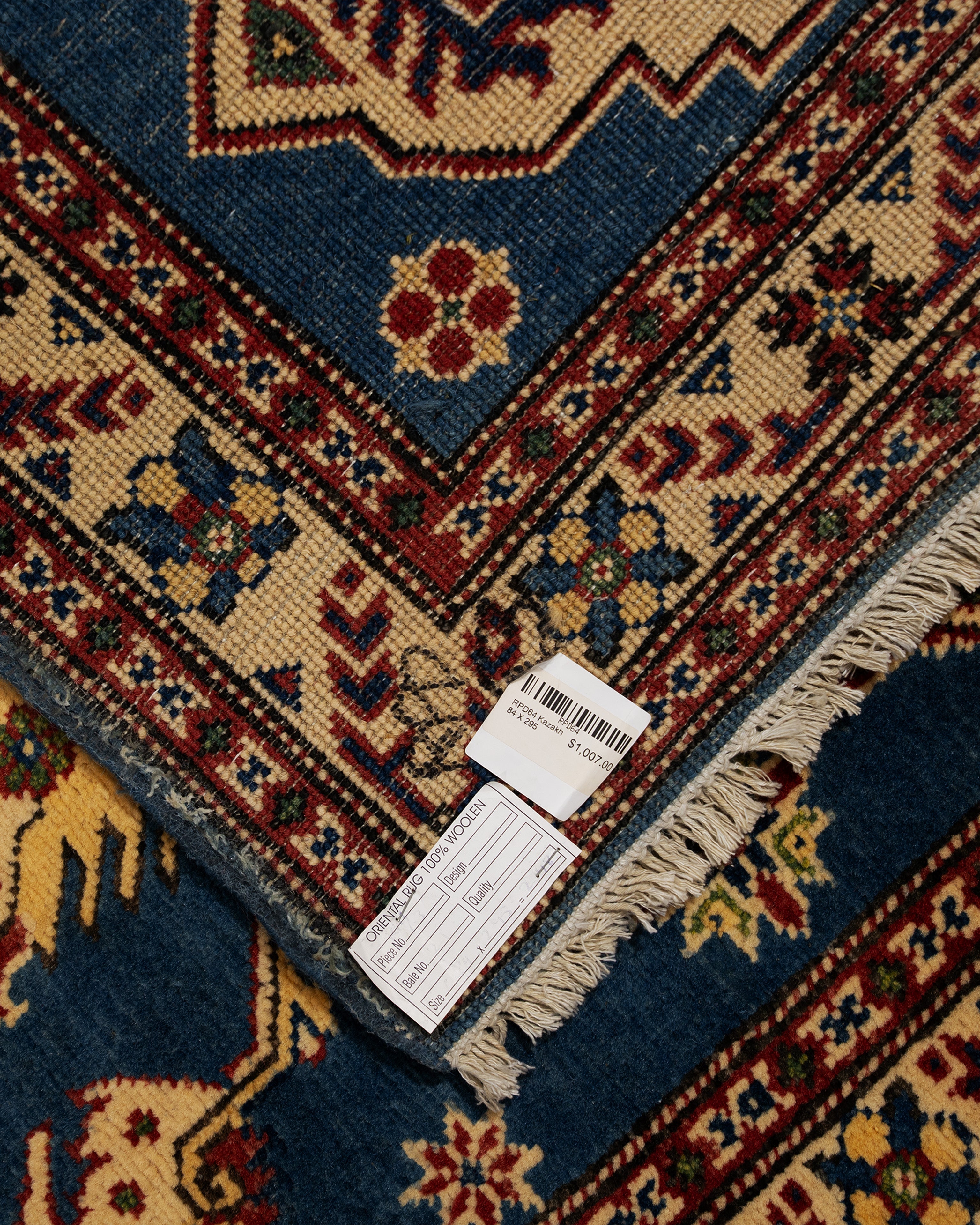 Rpd64 Kazak Rug 84 x 295 cm
