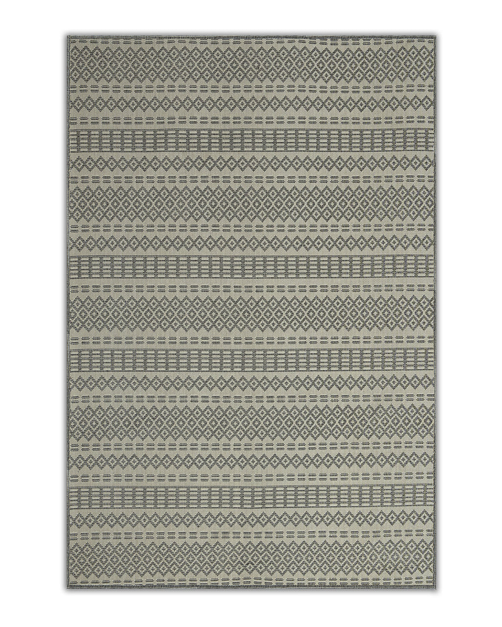 Algodon Rug Ghallef Grey