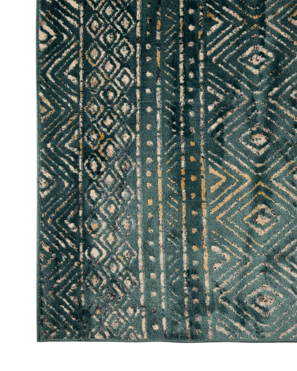 Zoe Rug Ancien Teal Blue