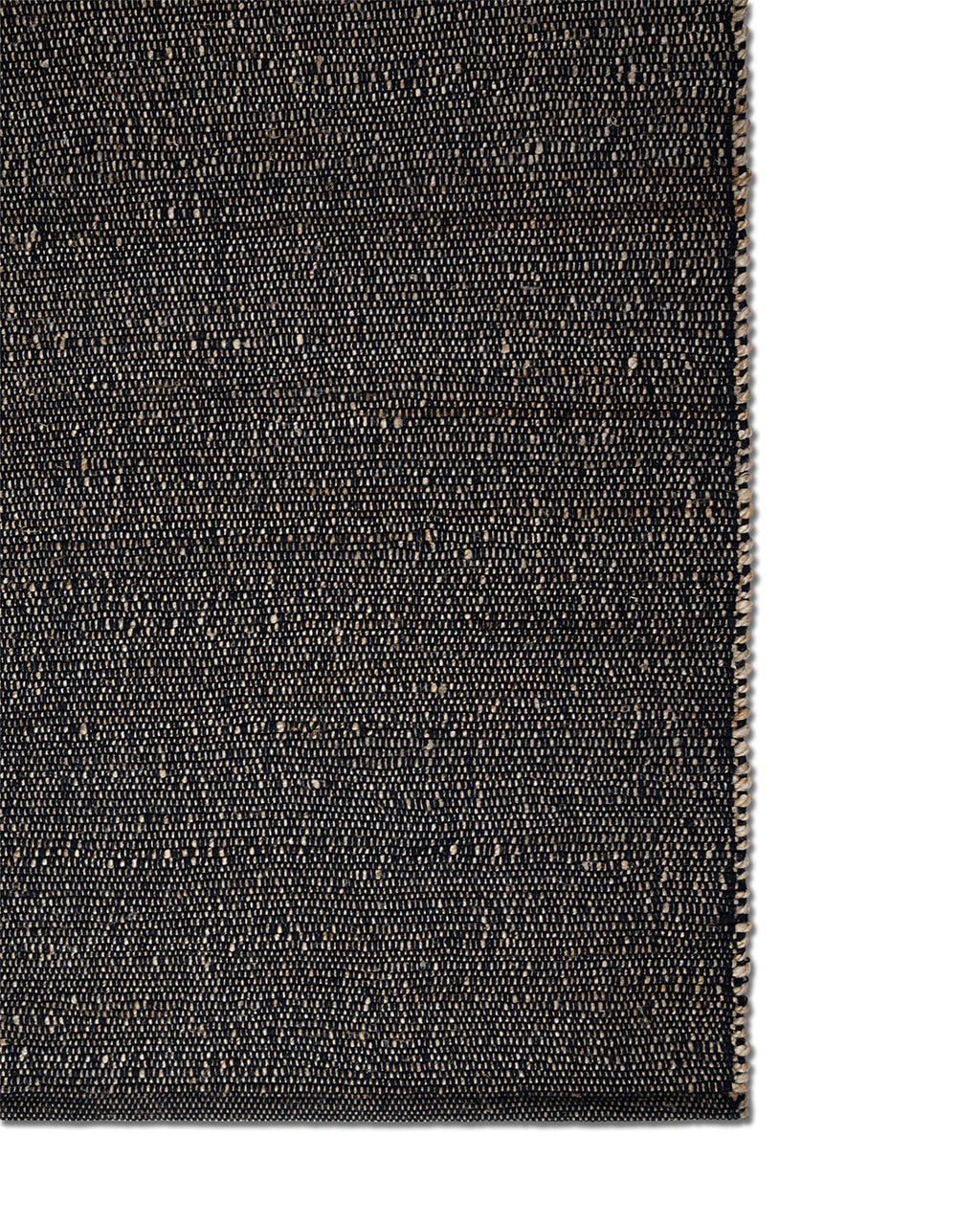 Allowal Wool Handwoven Black Rug