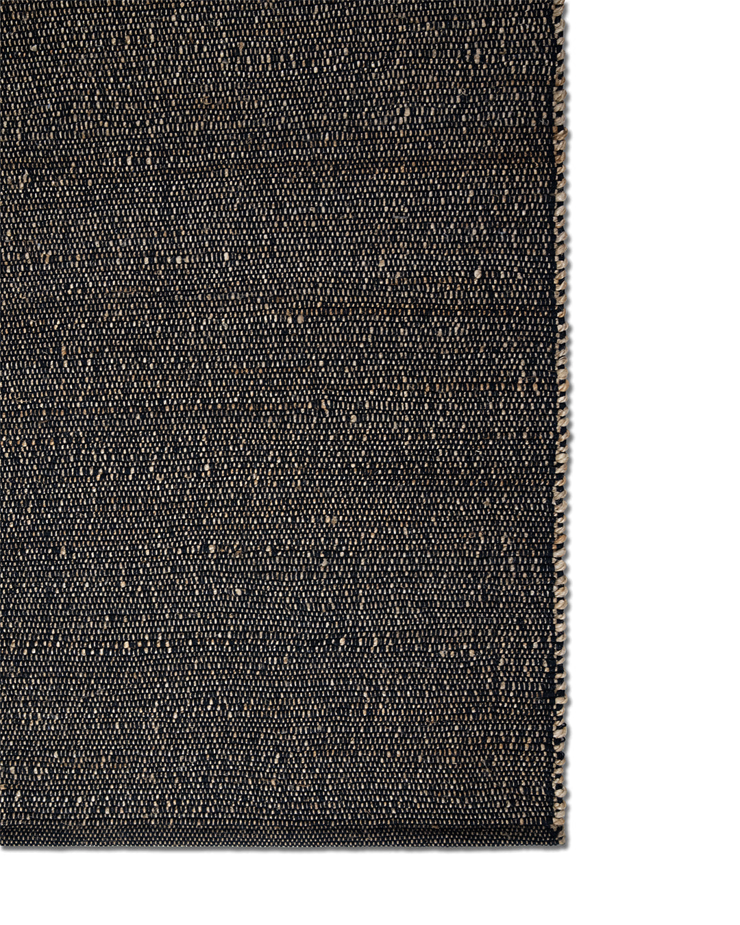Allowal Wool Handwoven Black Rug