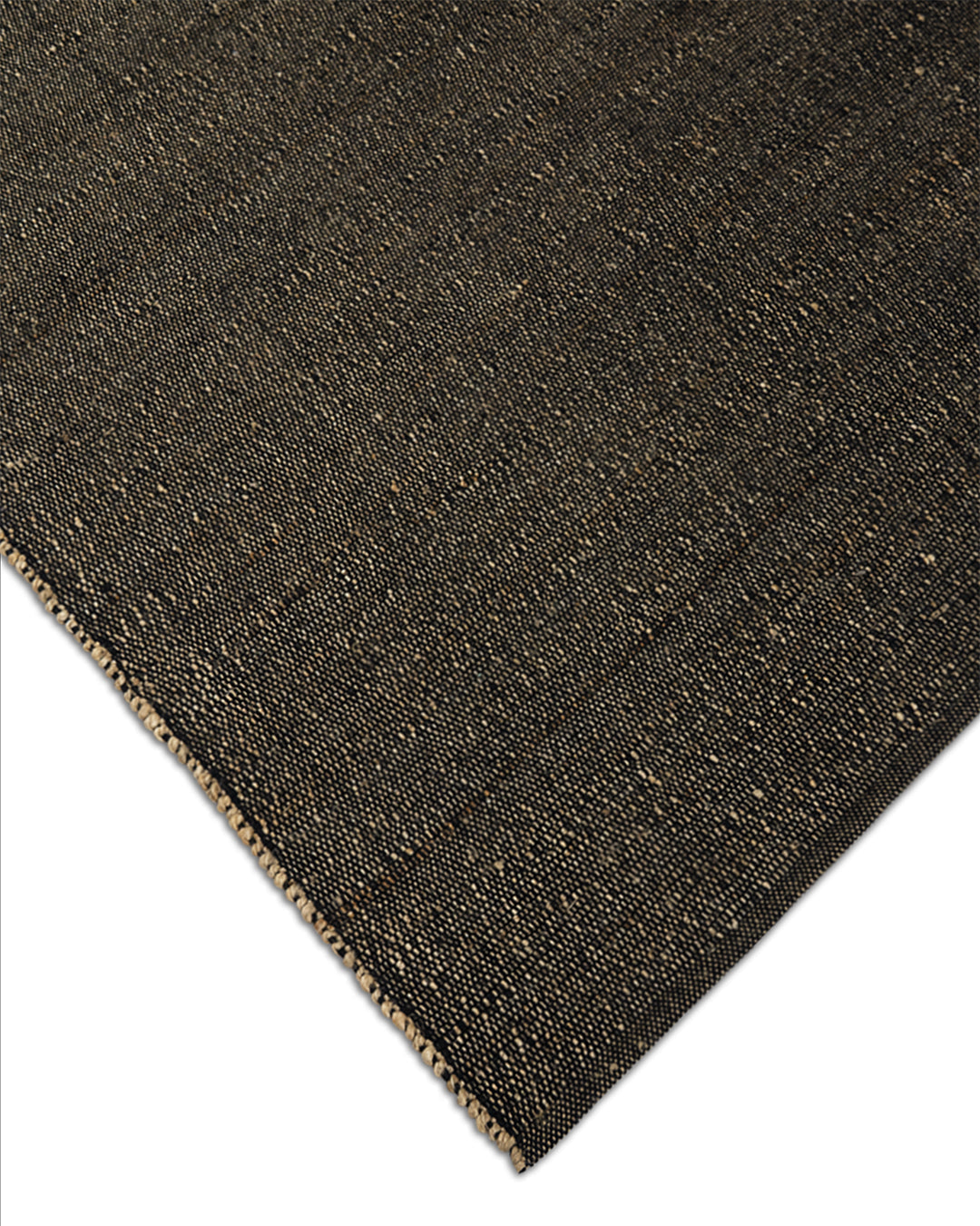 Allowal Wool Handwoven Black Rug