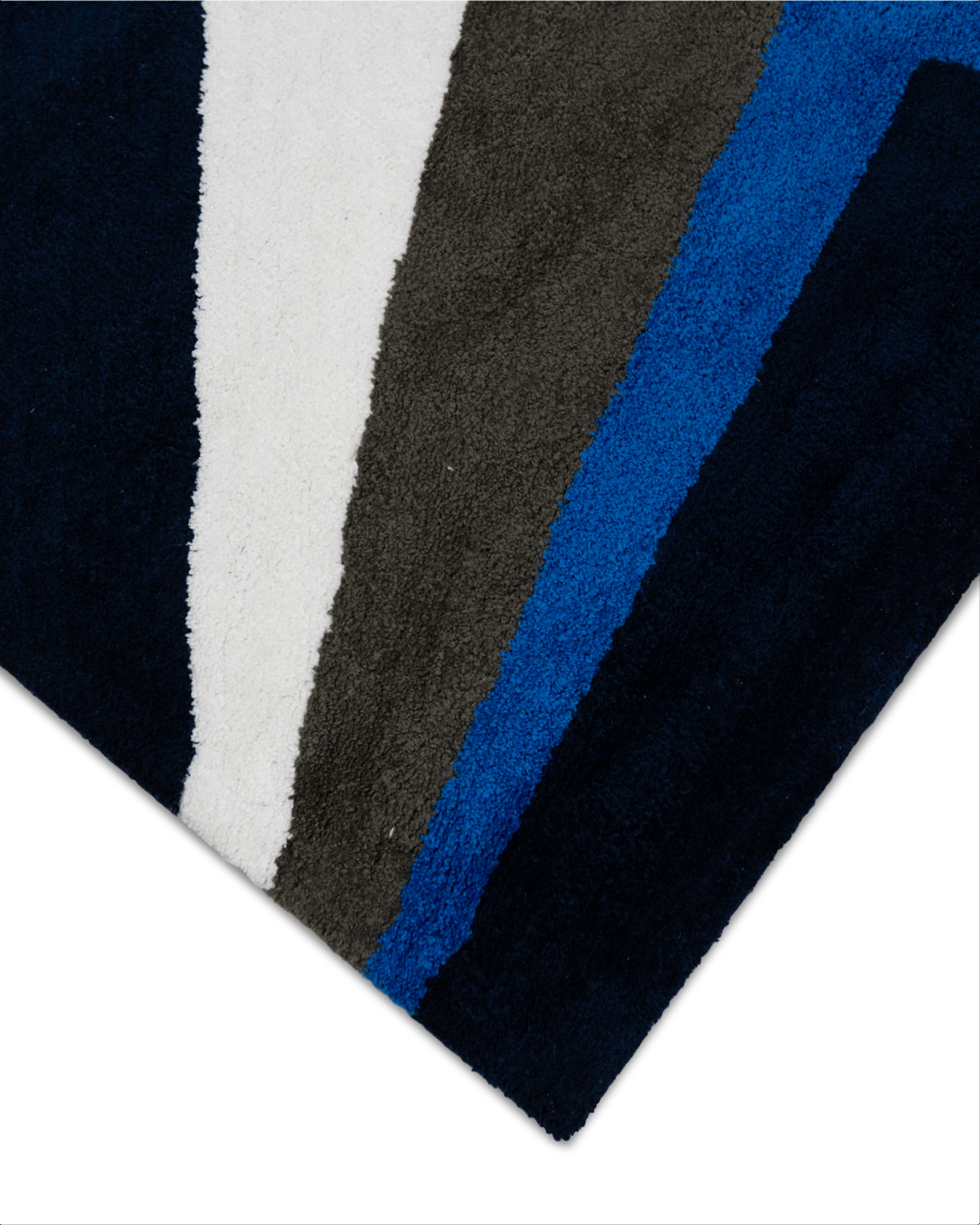 Amara Rug Genetic Ink Blue Jelly Blue Grey And White