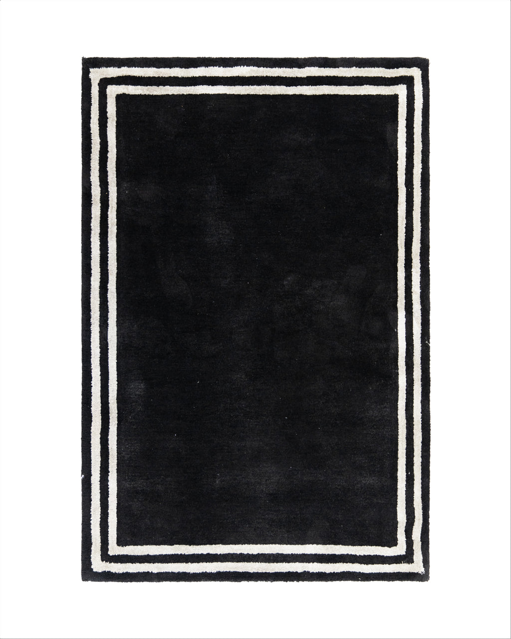 Amara Rug Dual Bound Black And Silver