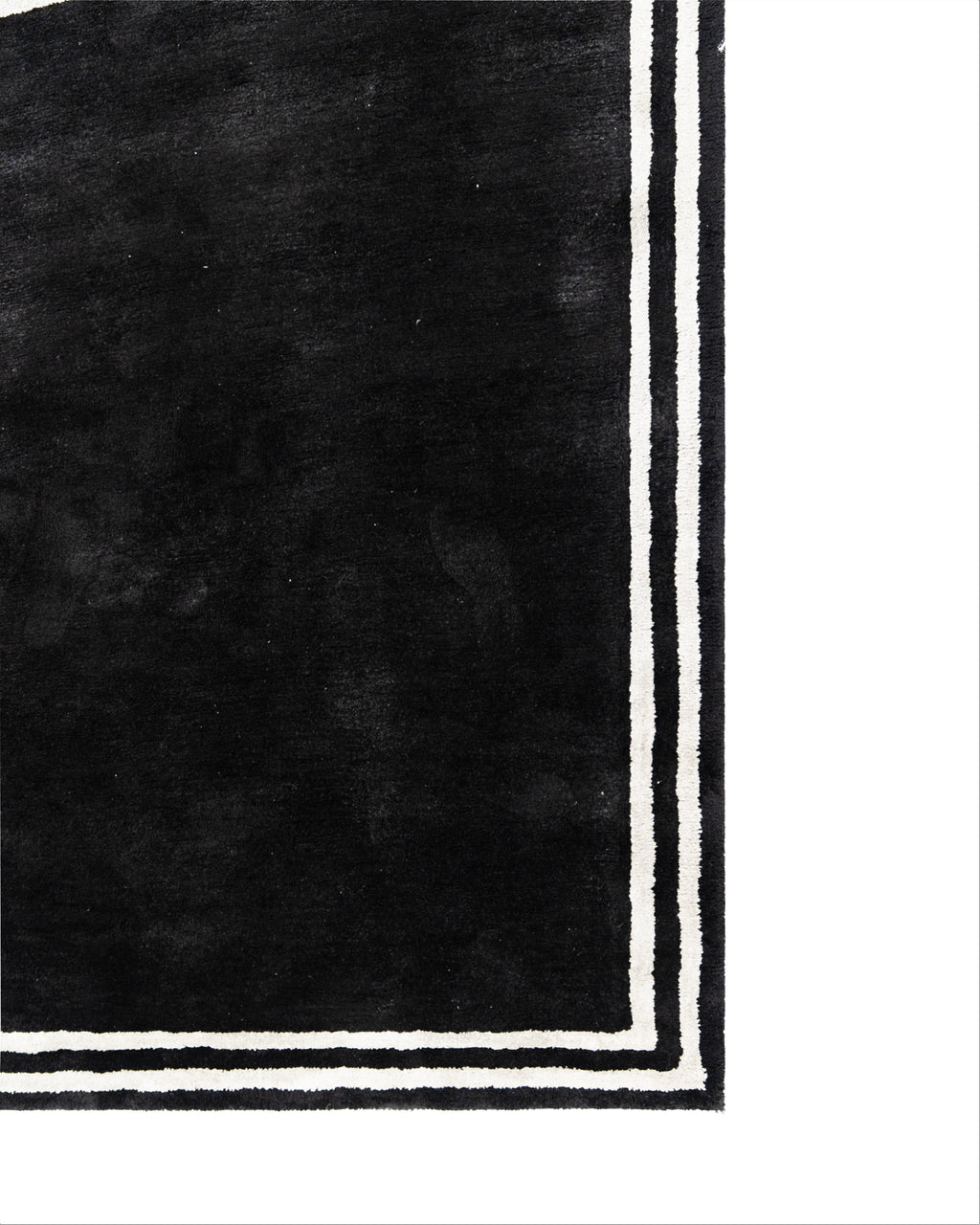 Amara Rug Dual Bound Black And Silver