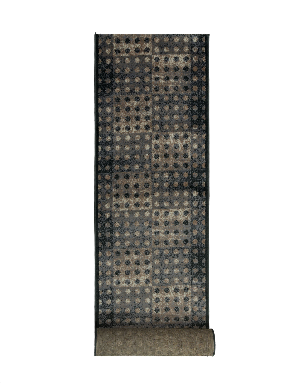 Matilda Harper Charcoal Runner 80 cm Wide x Length Cut To Order