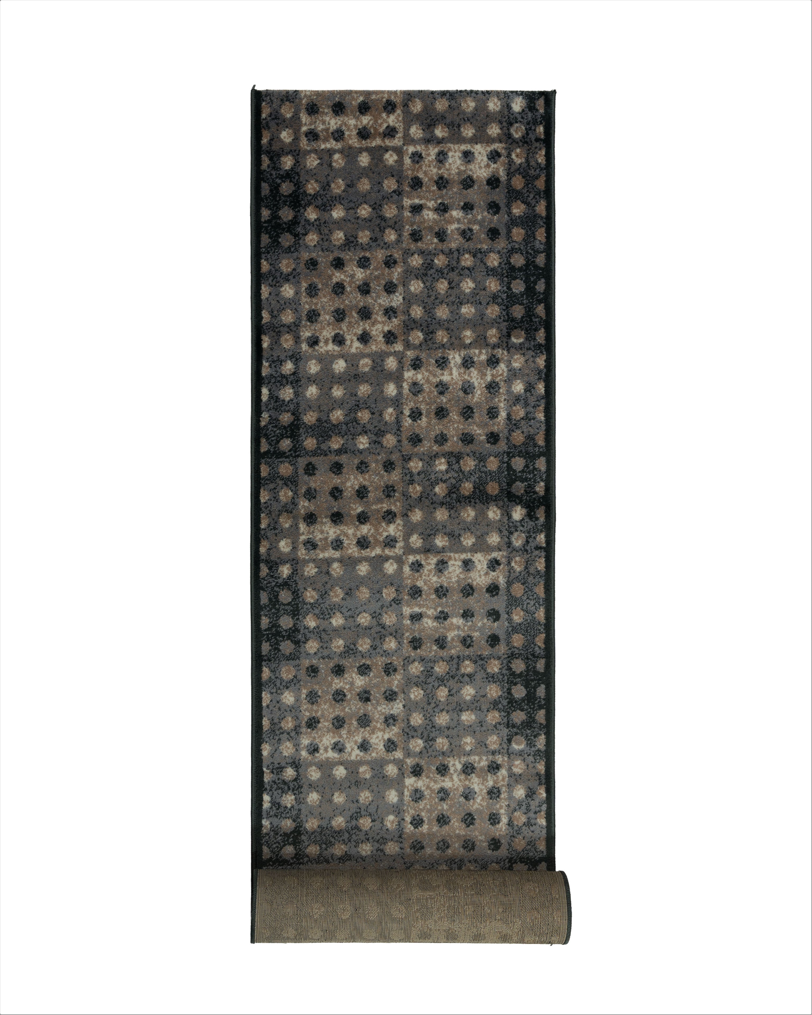 Matilda Harper Charcoal Runner 80 cm Wide x Length Cut To Order