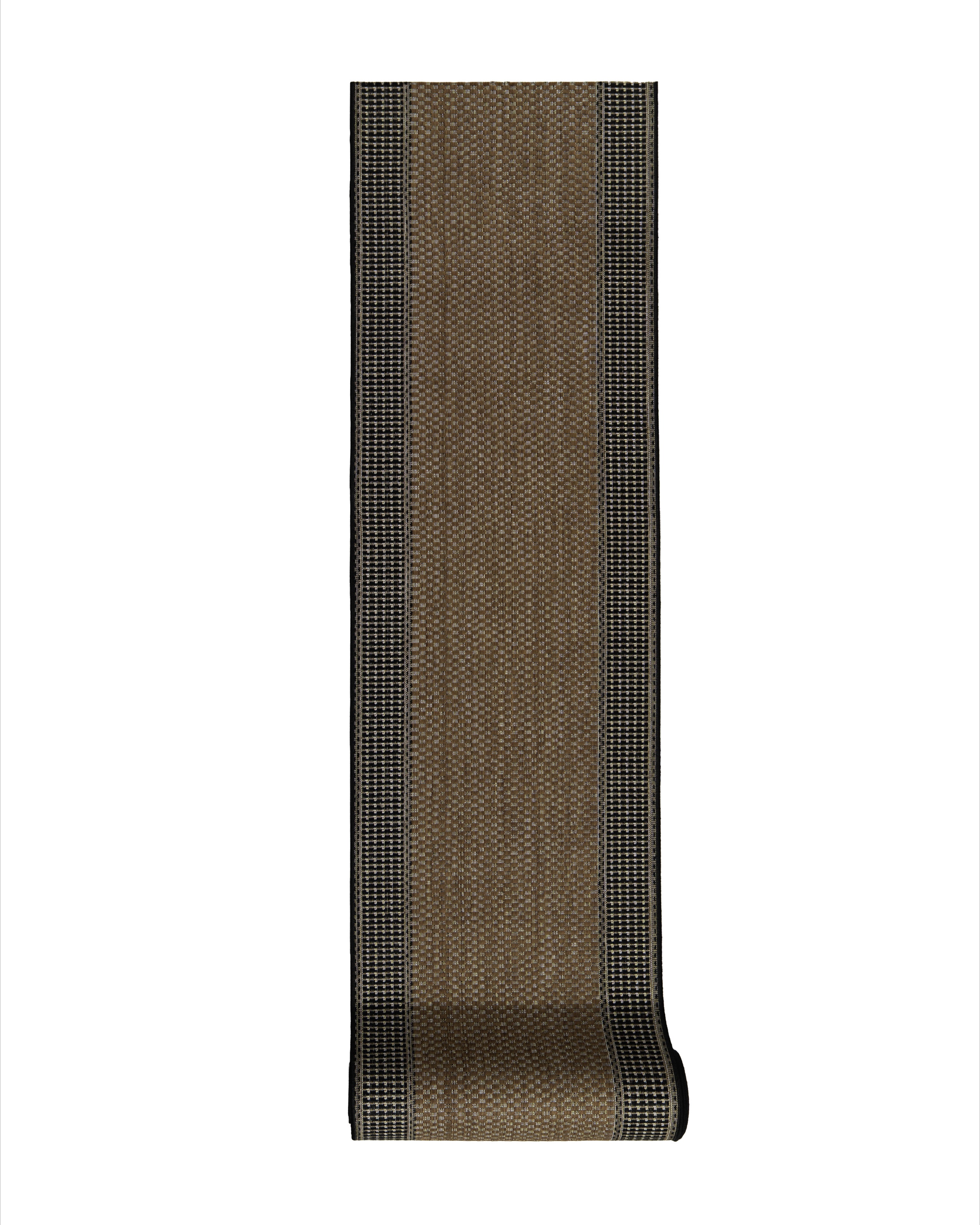 Natura Tia Brown Runner 250991 x 80 cm Wide x Length Cut To Order