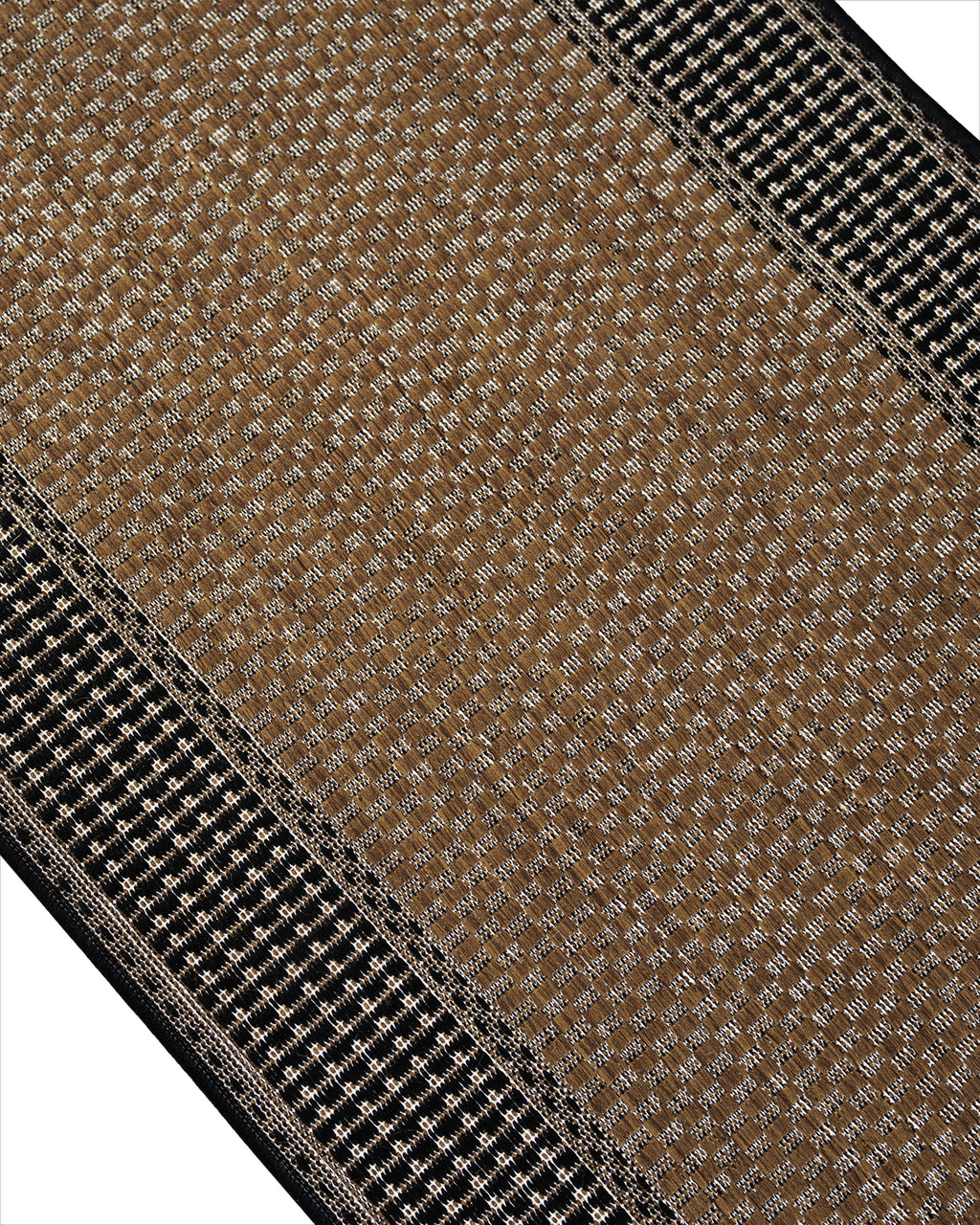 Natura Tia Brown Runner 250991 x 80 cm Wide x Length Cut To Order