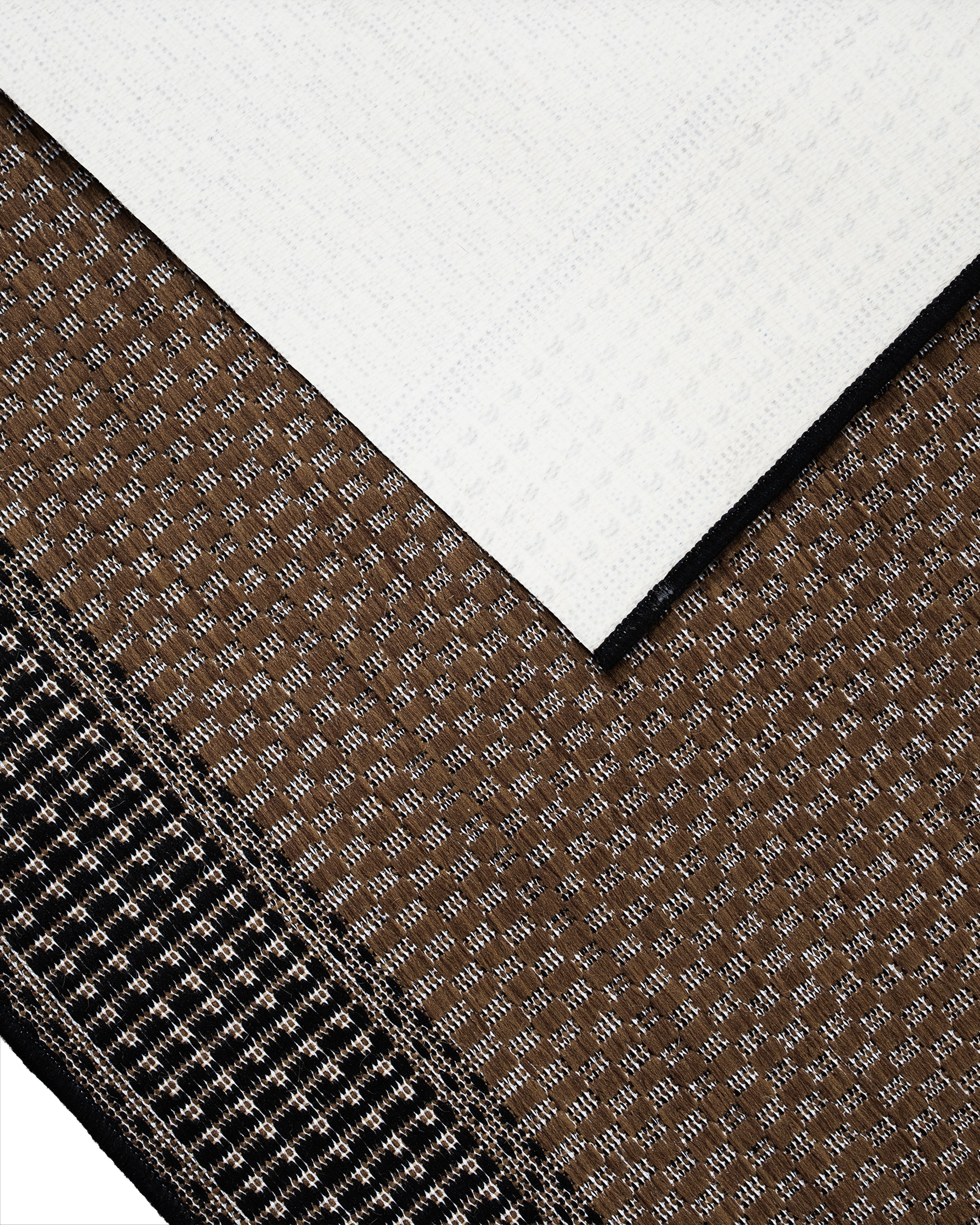 Natura Tia Brown Runner 250991 x 80 cm Wide x Length Cut To Order