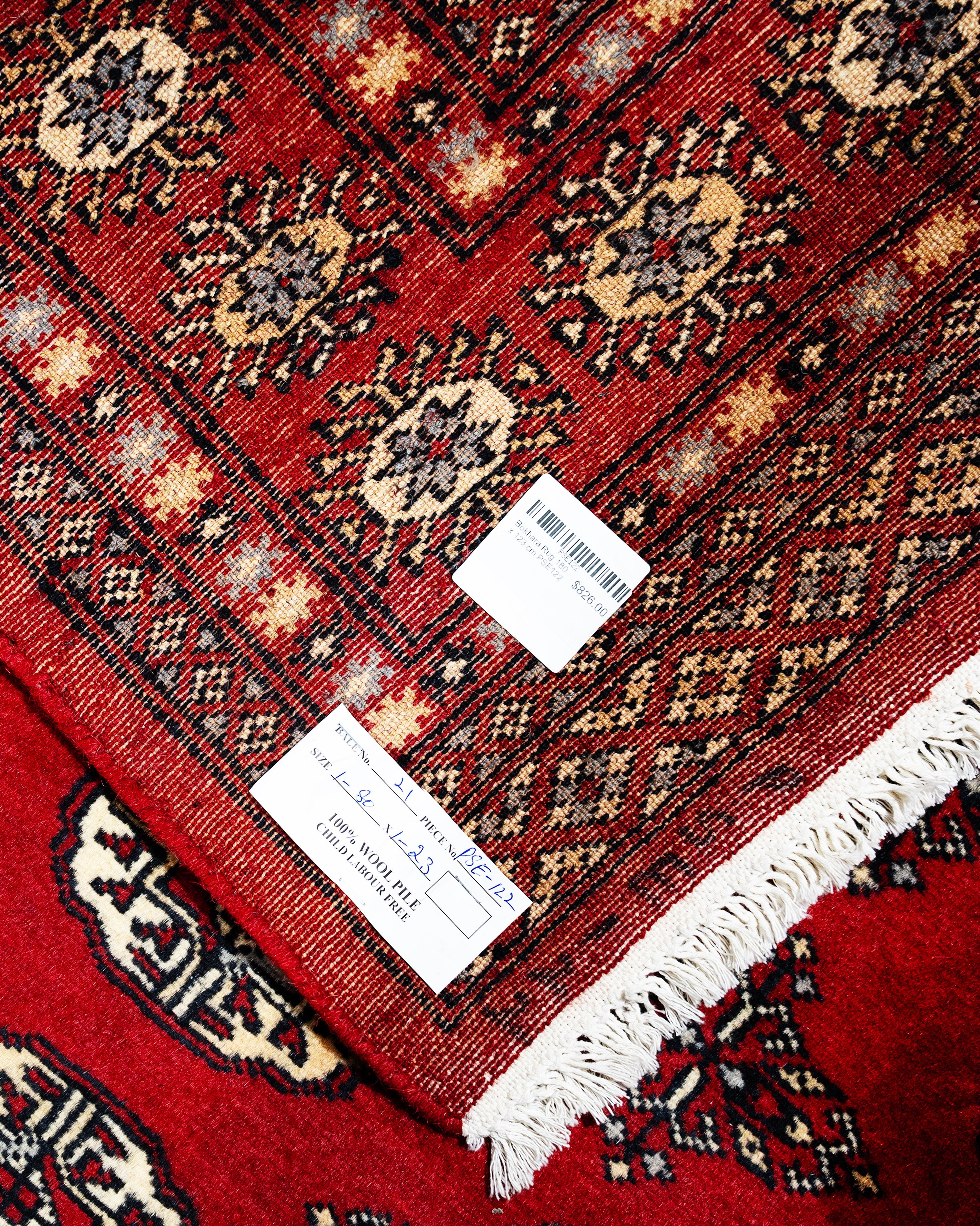 Bokhara Rug 180 x 123 cm PSE122