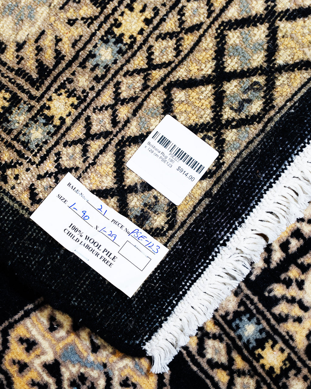 Bokhara Rug 190 x 129 cm PSE123