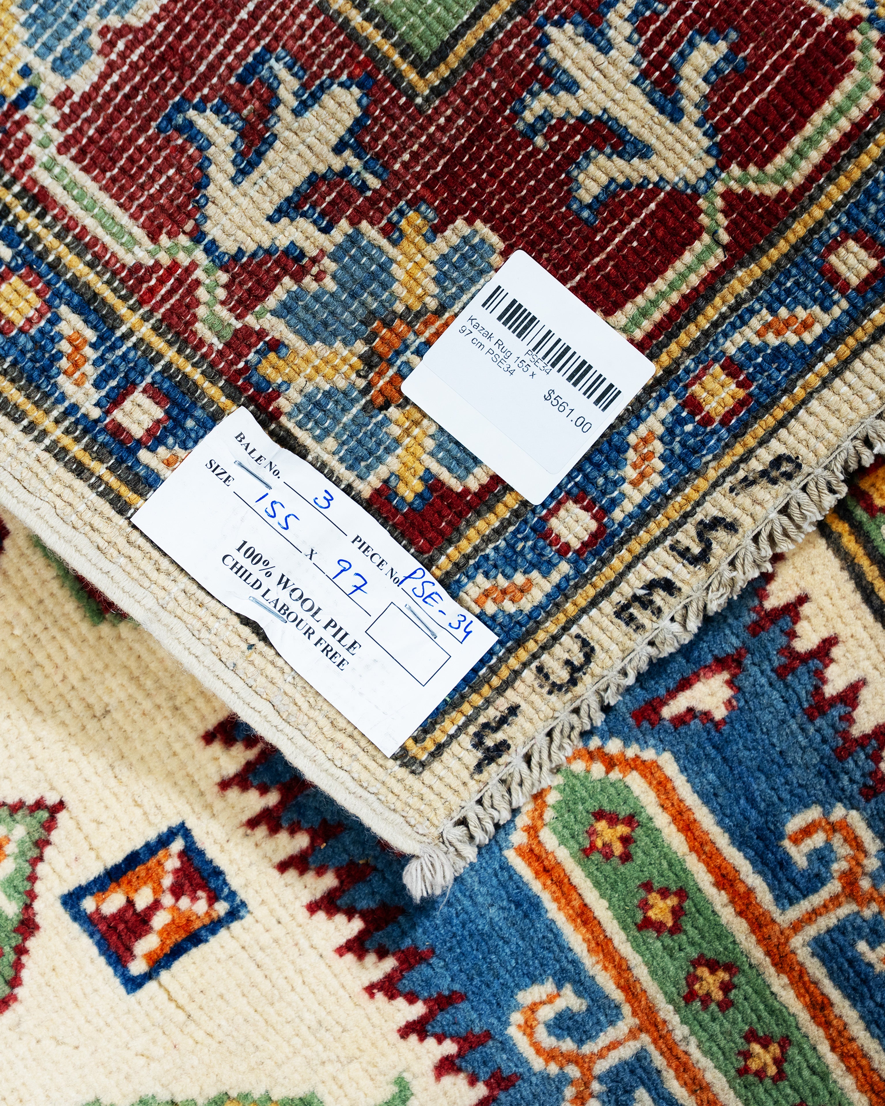 Kazak Rug 155 x 97 cm PSE34