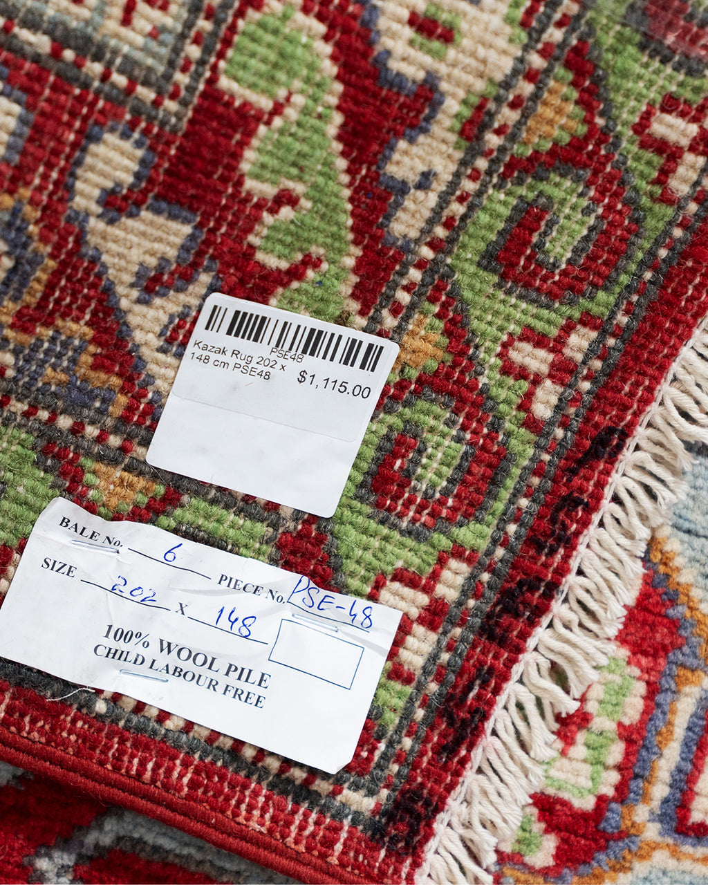 Kazak Rug 202 x 148 cm PSE48