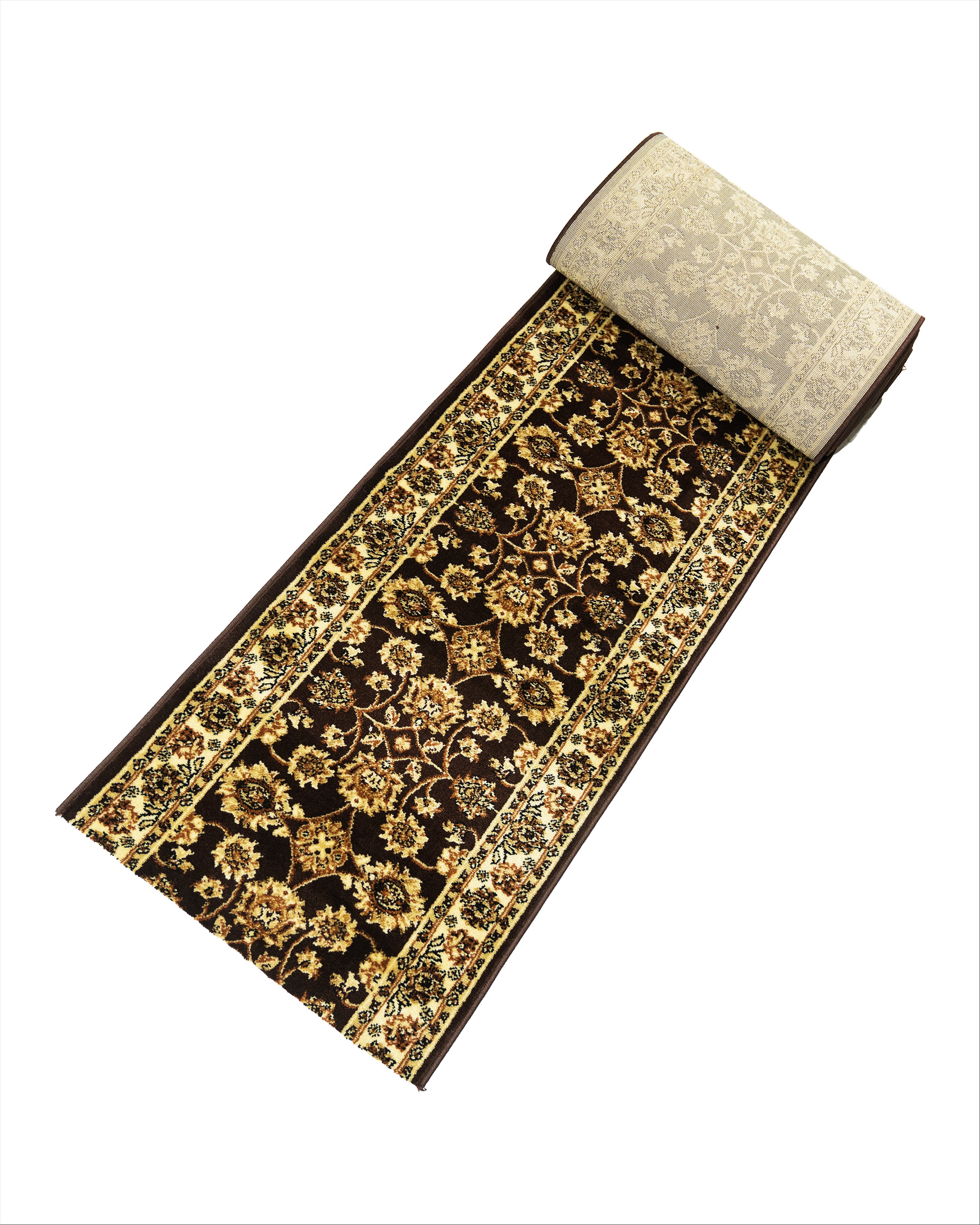 Hariri Runner Brown 1732Cp5 N 80 cm Wide x Length Cut To Order