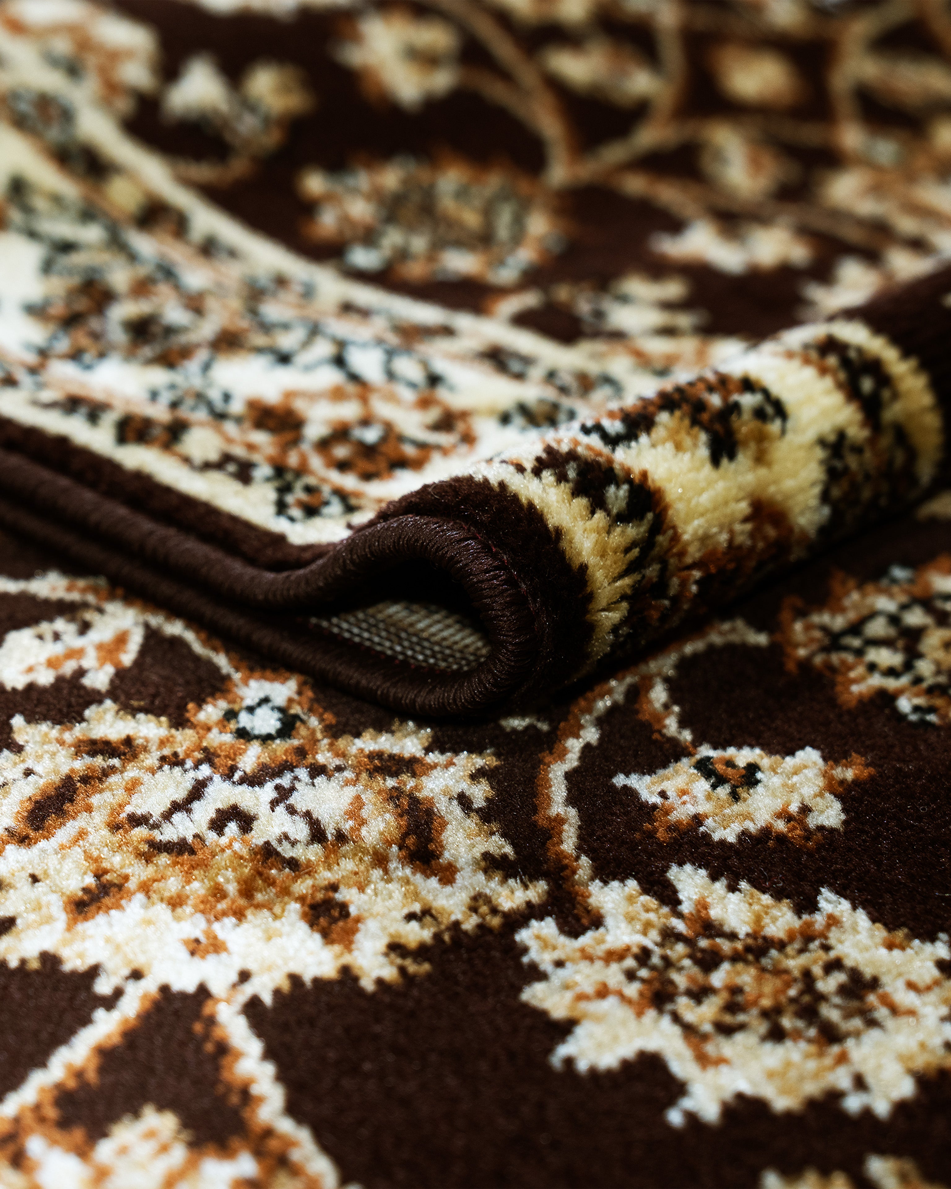 Hariri Runner Brown 1732Cp5 N 80 cm Wide x Length Cut To Order