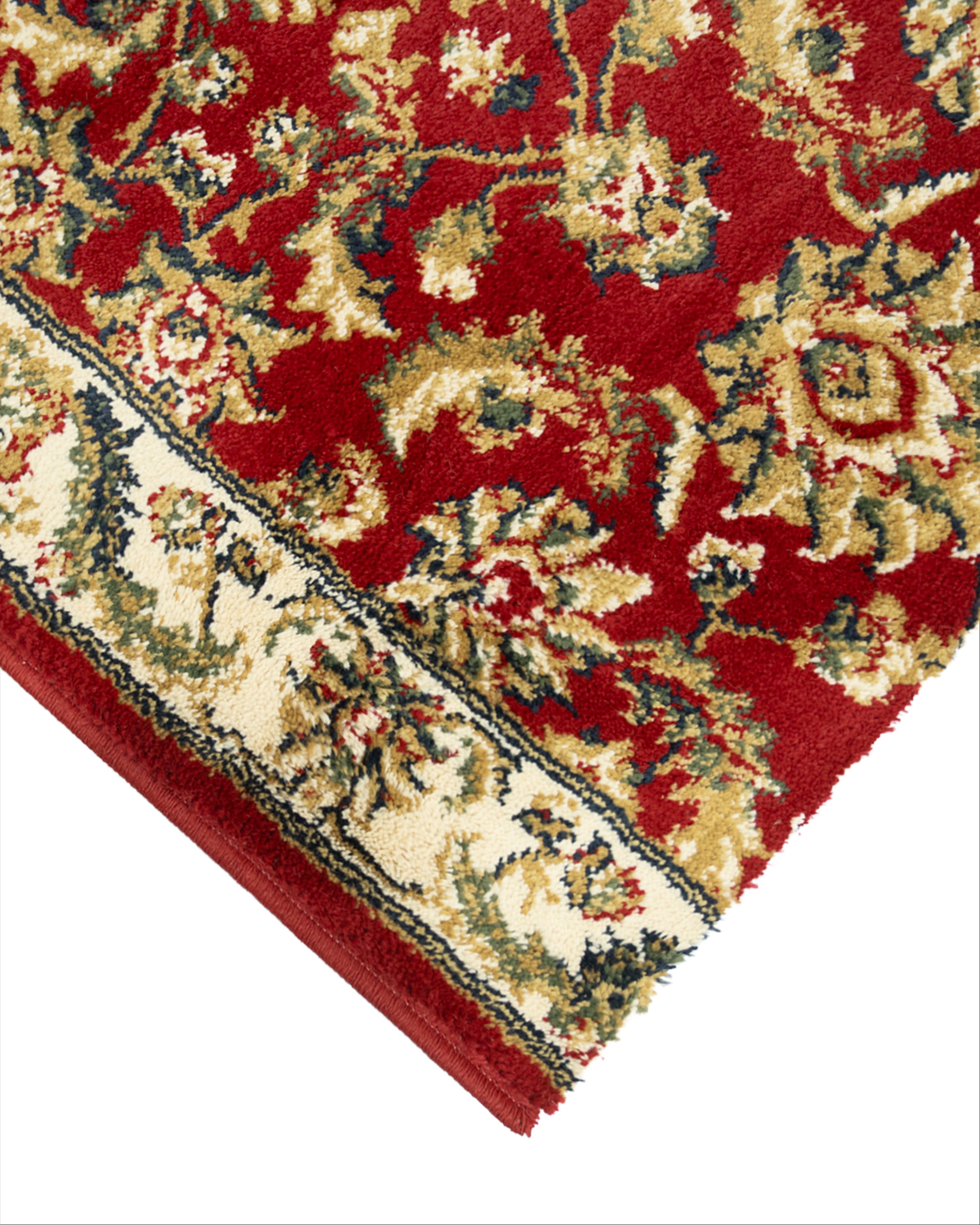 Hariri Afshar Red Runner 80 cm Wide x Length Cut To Order
