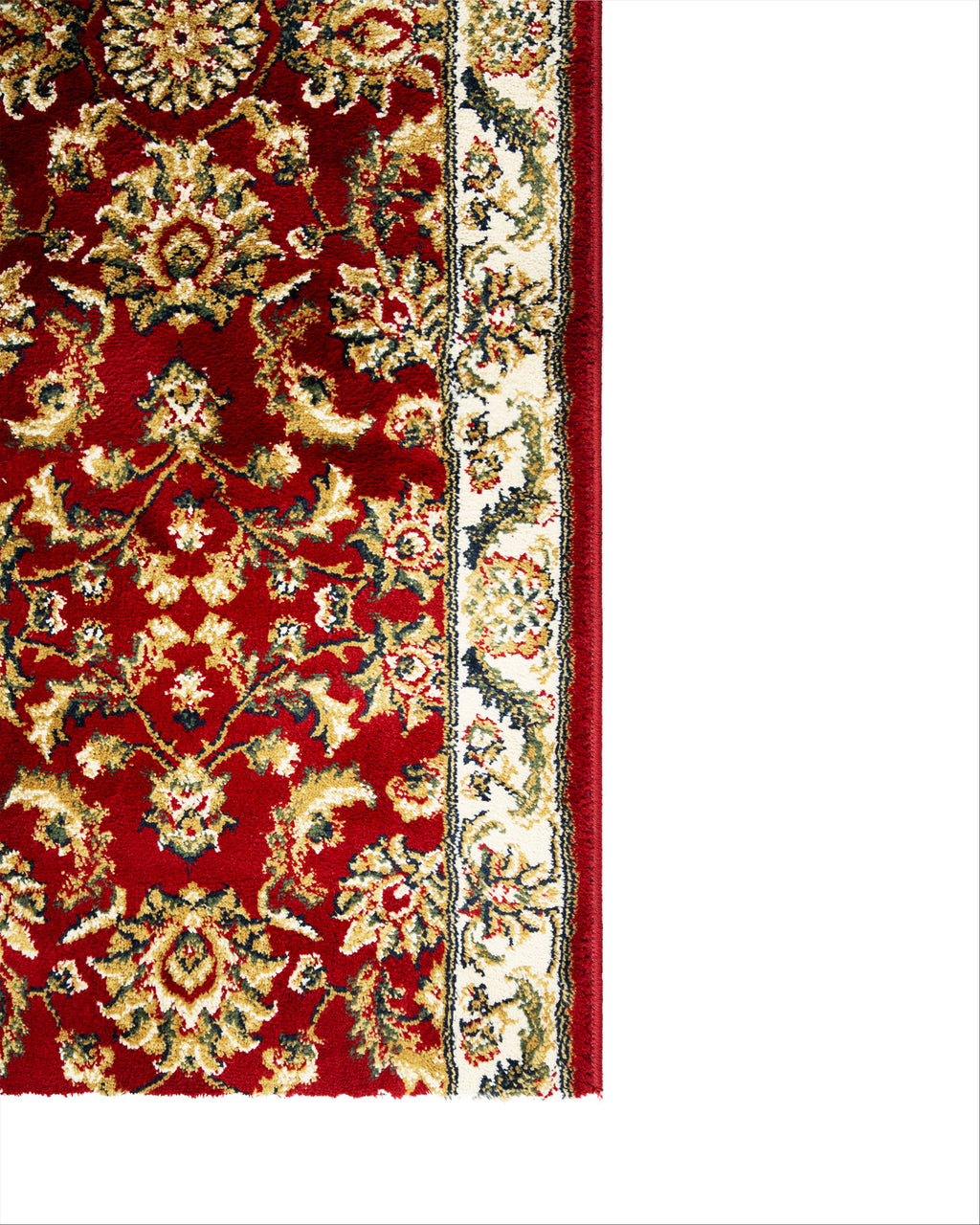 Hariri Afshar Red Runner 80 cm Wide x Length Cut To Order