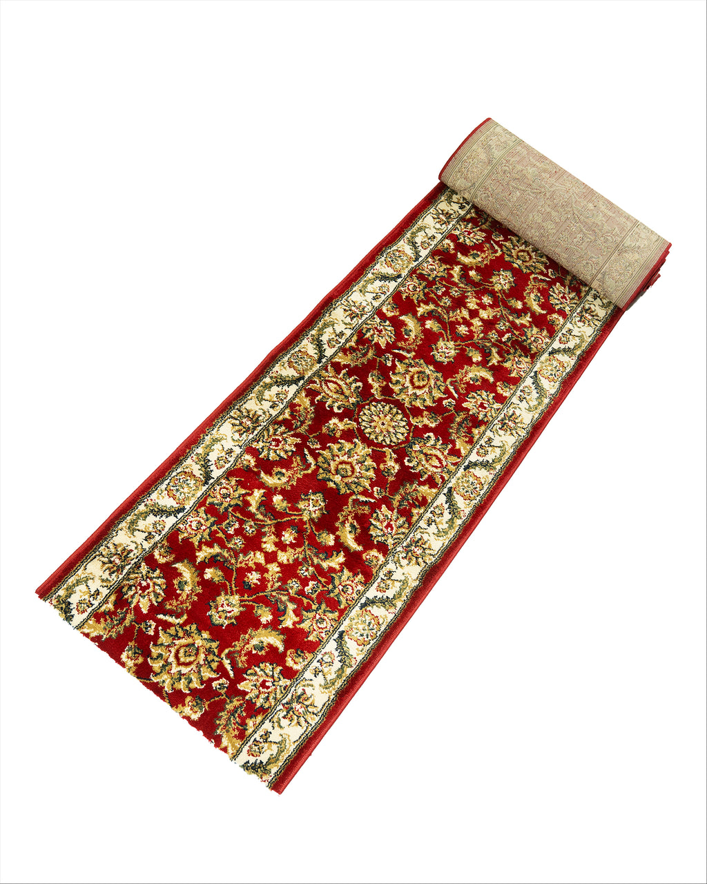 Hariri Afshar Red Runner 80 cm Wide x Length Cut To Order