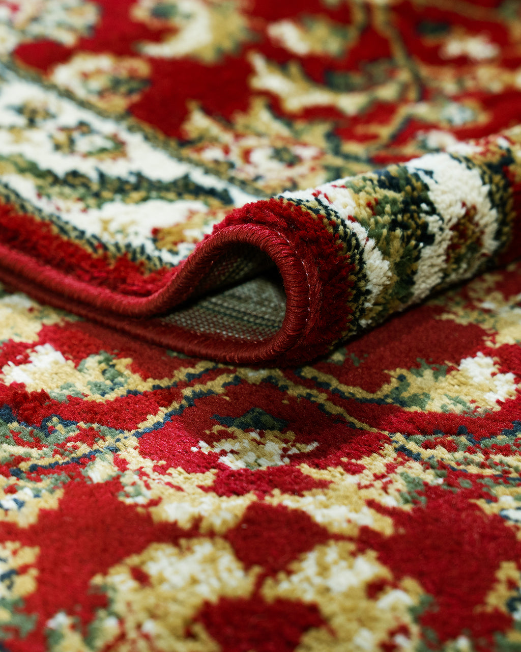 Hariri Afshar Red Runner 80 cm Wide x Length Cut To Order
