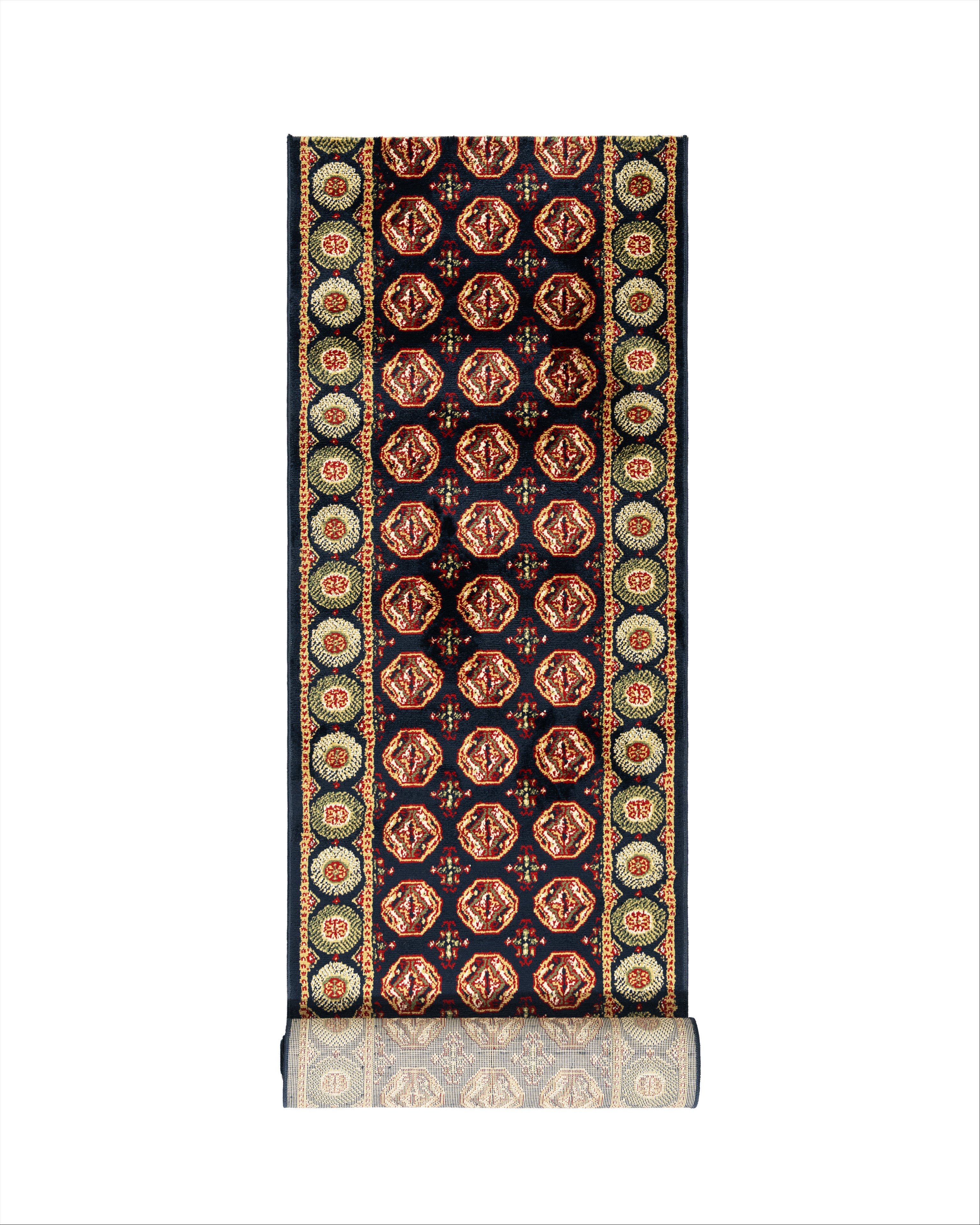 Hariri Archie Blue Runner 1131Cg1B 80 cm Wide x Length Cut To Order