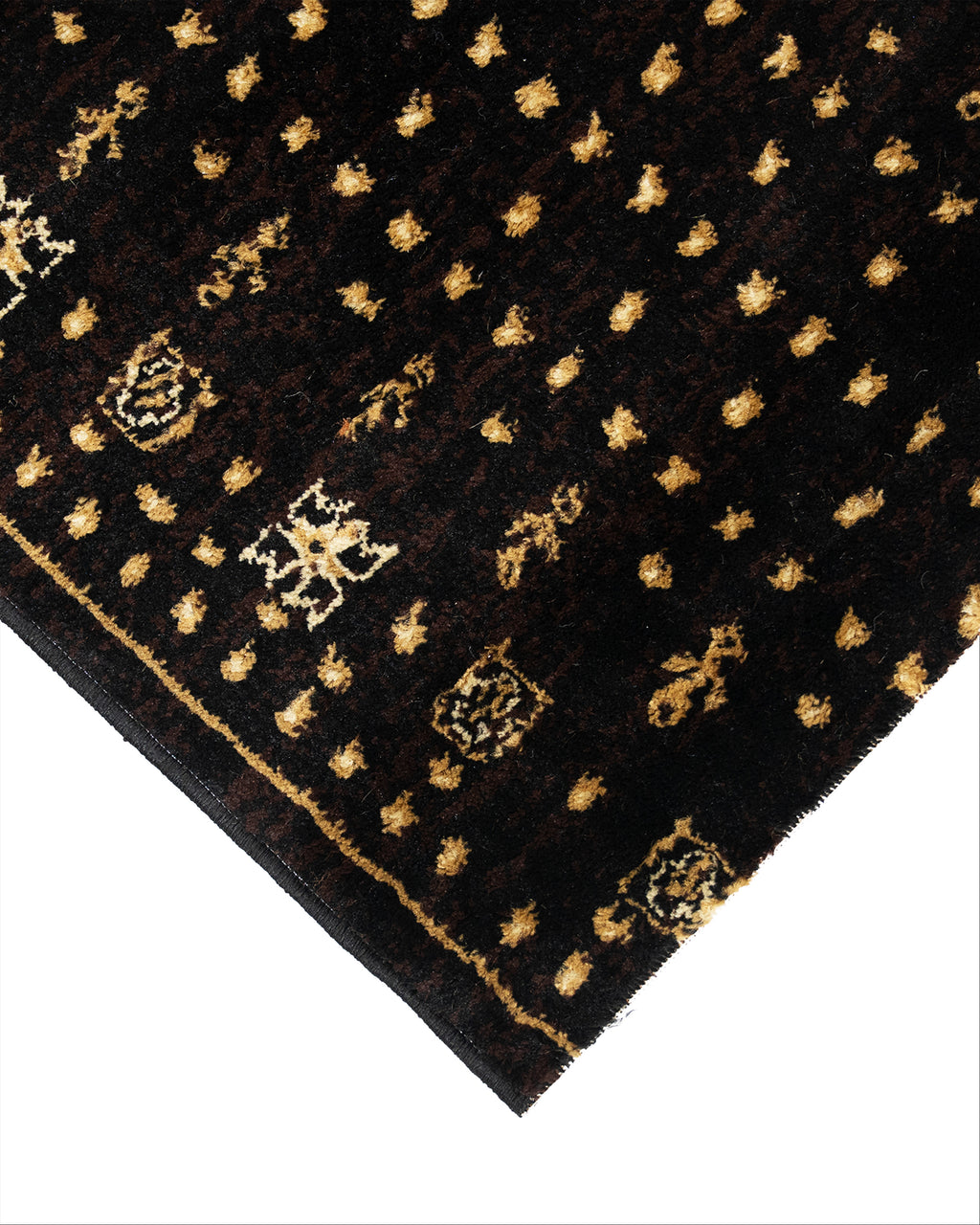 Hariri Sangi Black Runner 80 cm Wide x Length Cut To Order