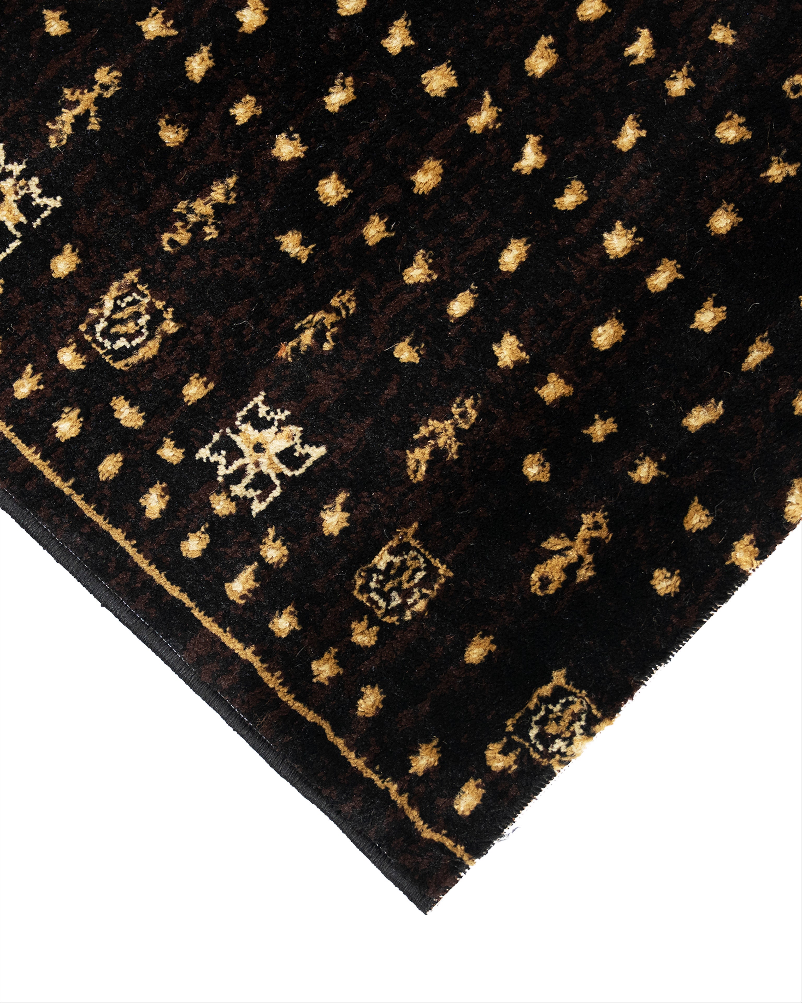 Hariri Sangi Black Runner 80 cm Wide x Length Cut To Order