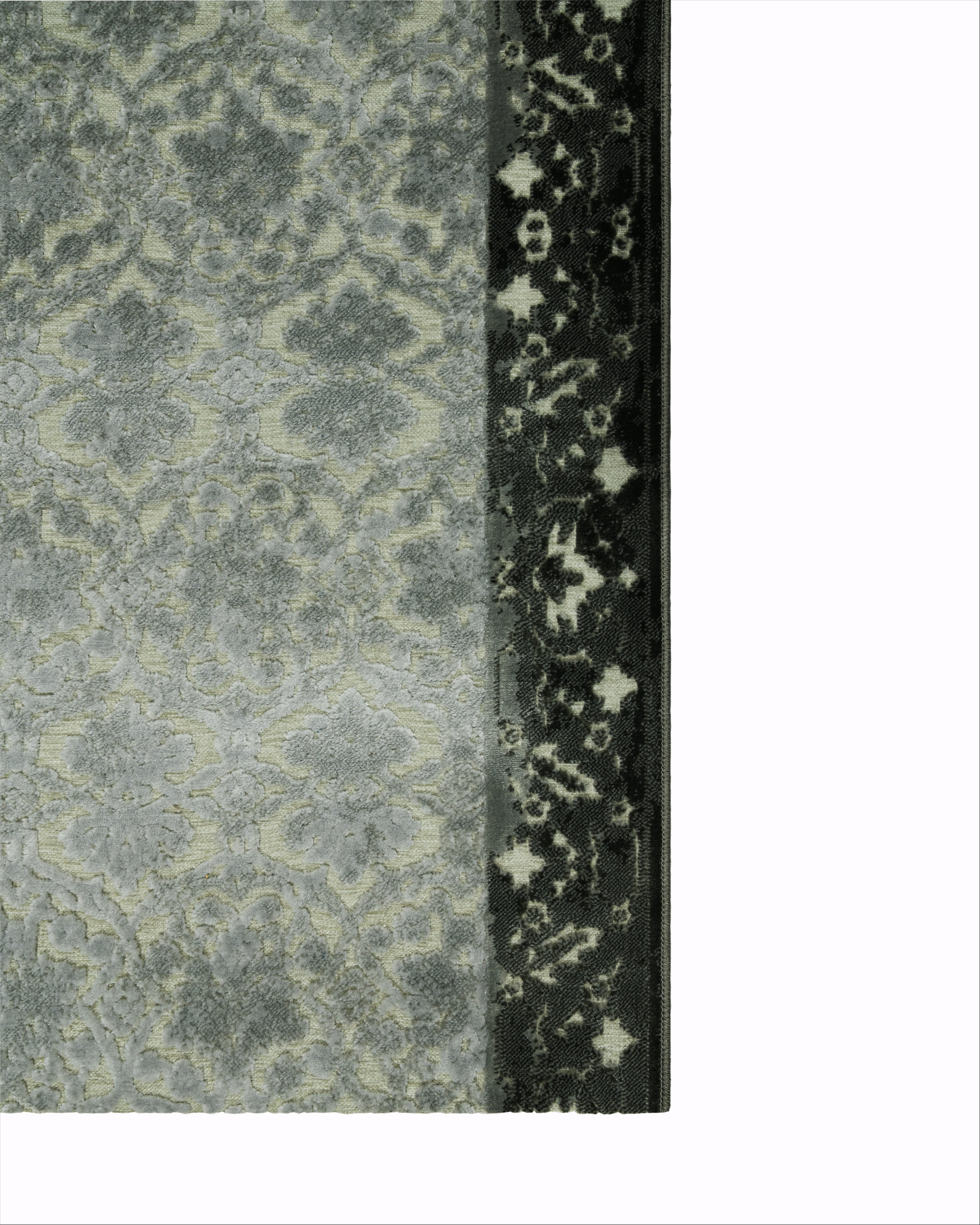 Alicia Rug Ellinas Grey And Silver