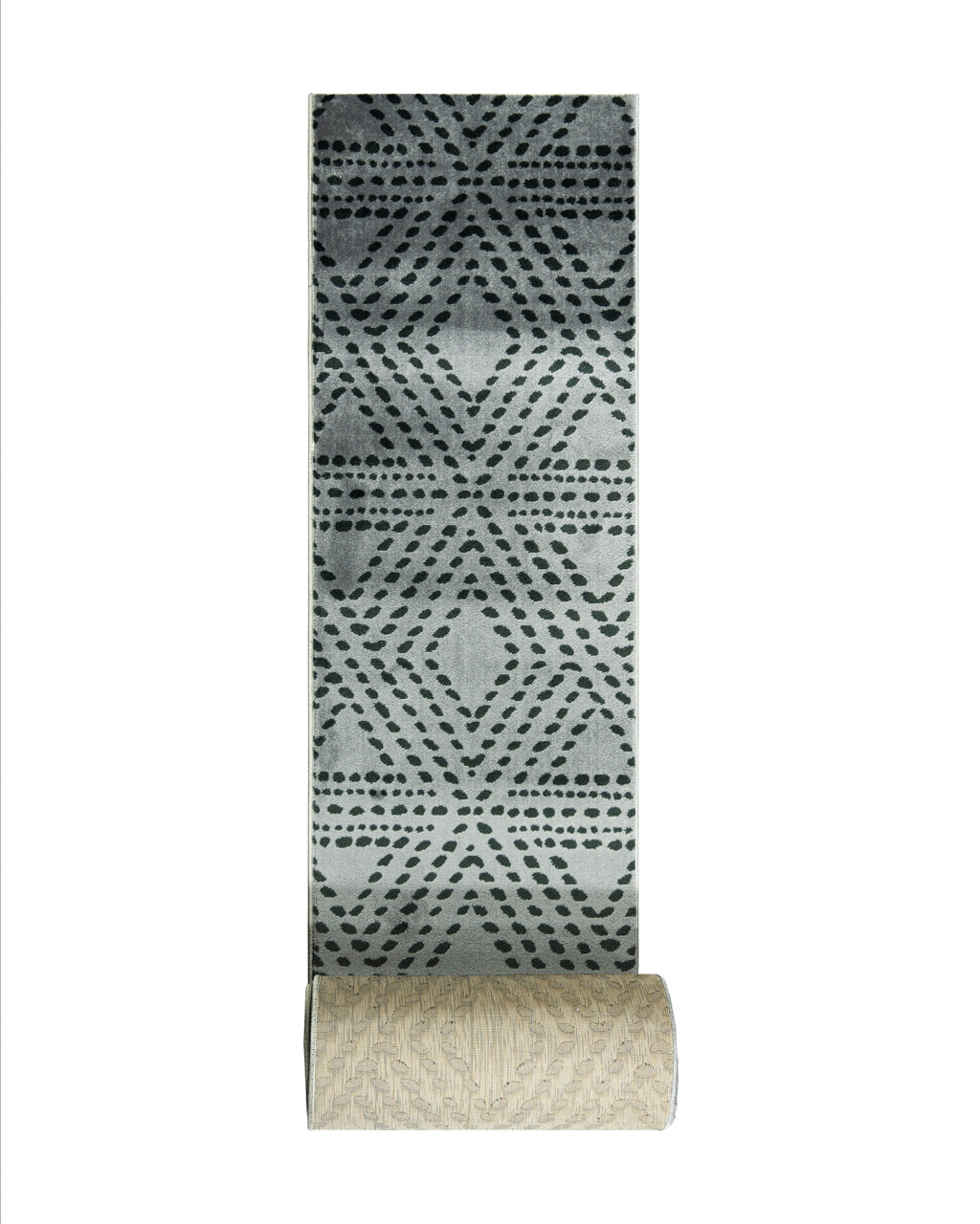 Matilda Tiznit Charcoal Runner 80 cm Wide x Length Cut To Order