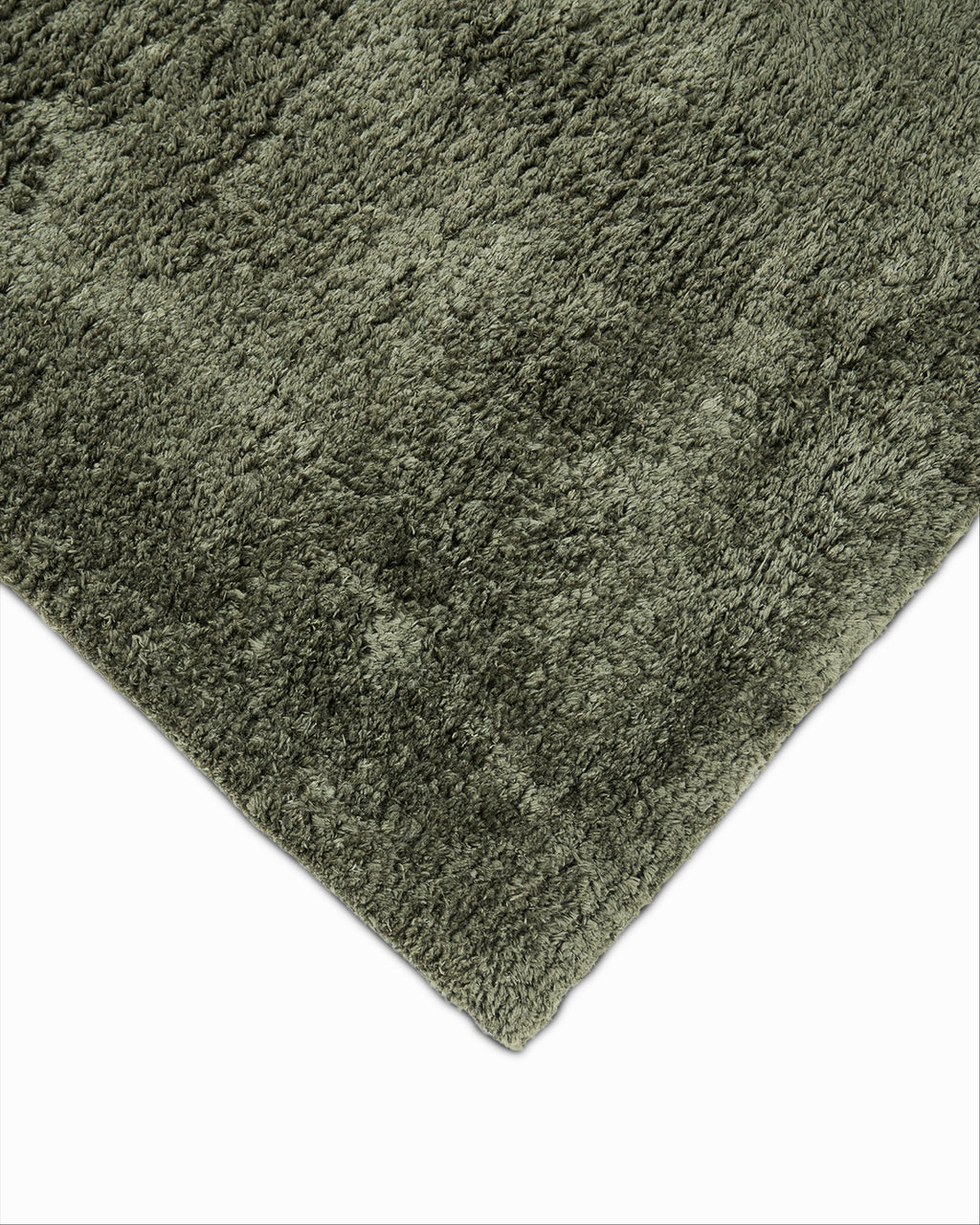 Feather Shaggy Rug Silver