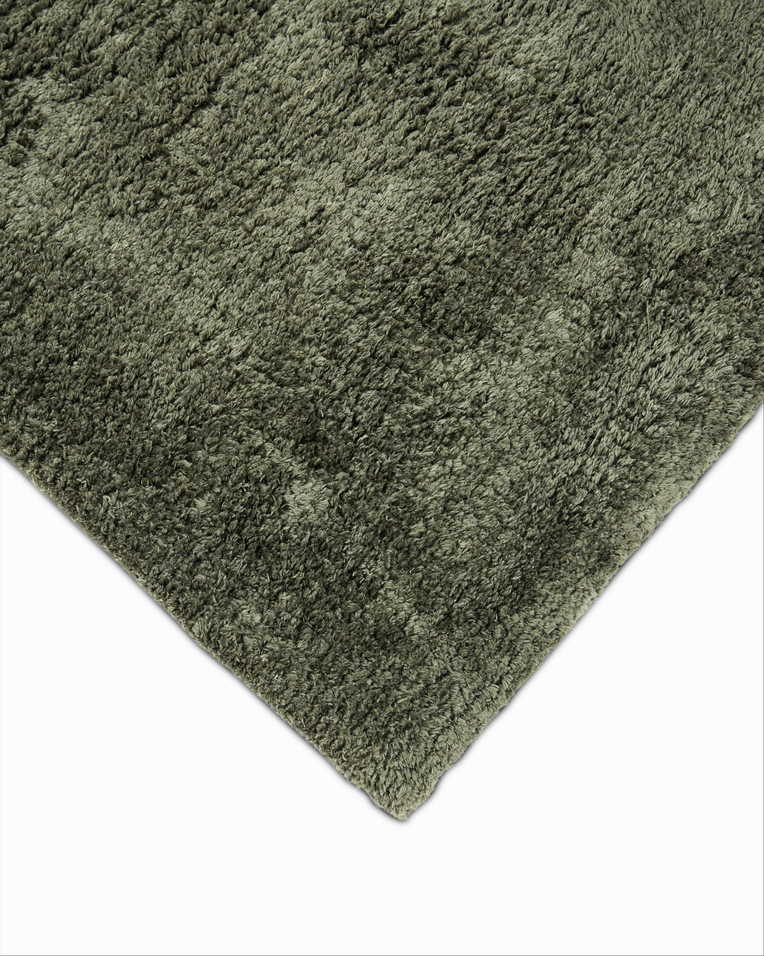 Feather Shaggy Rug Silver