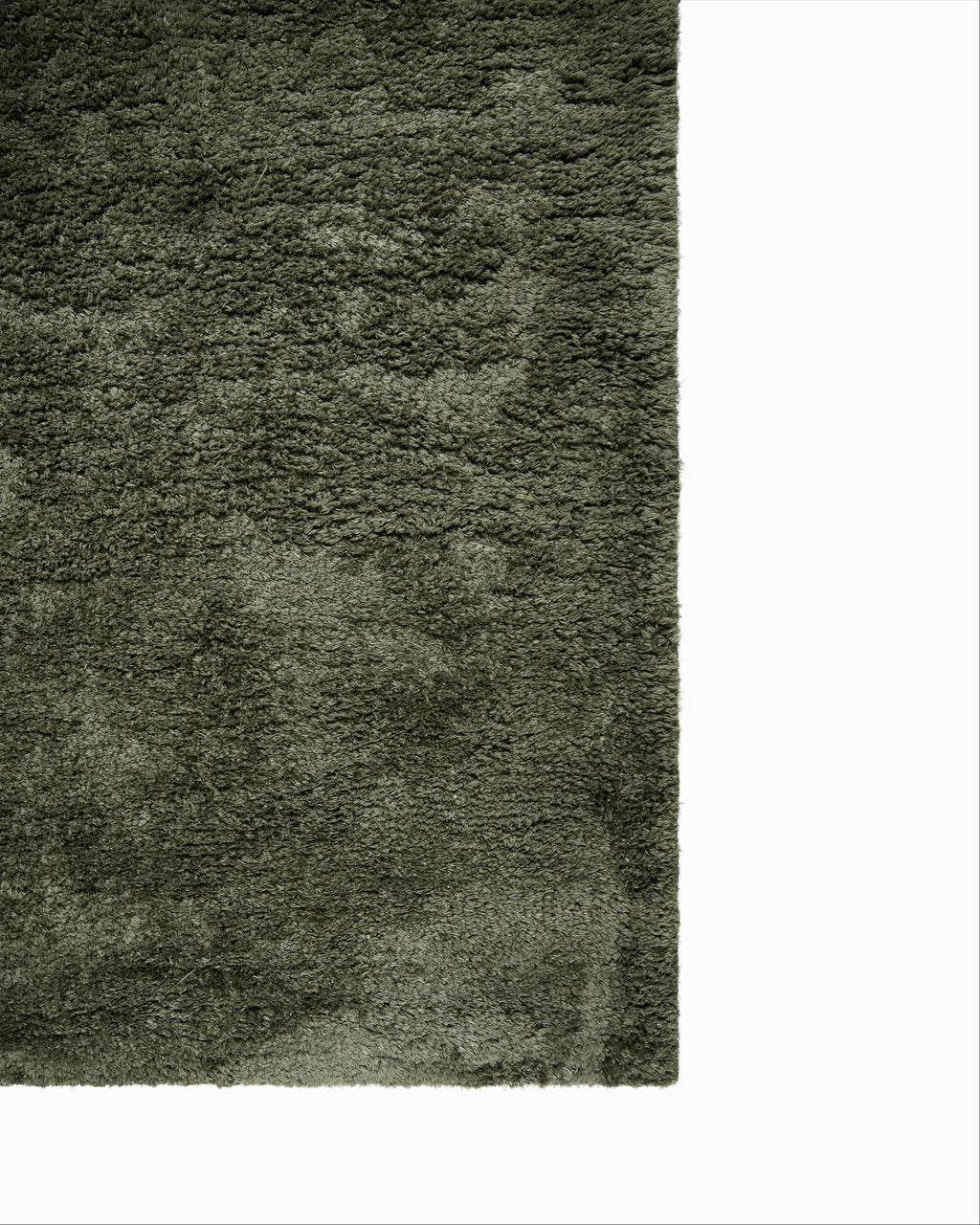 Feather Shaggy Rug Silver