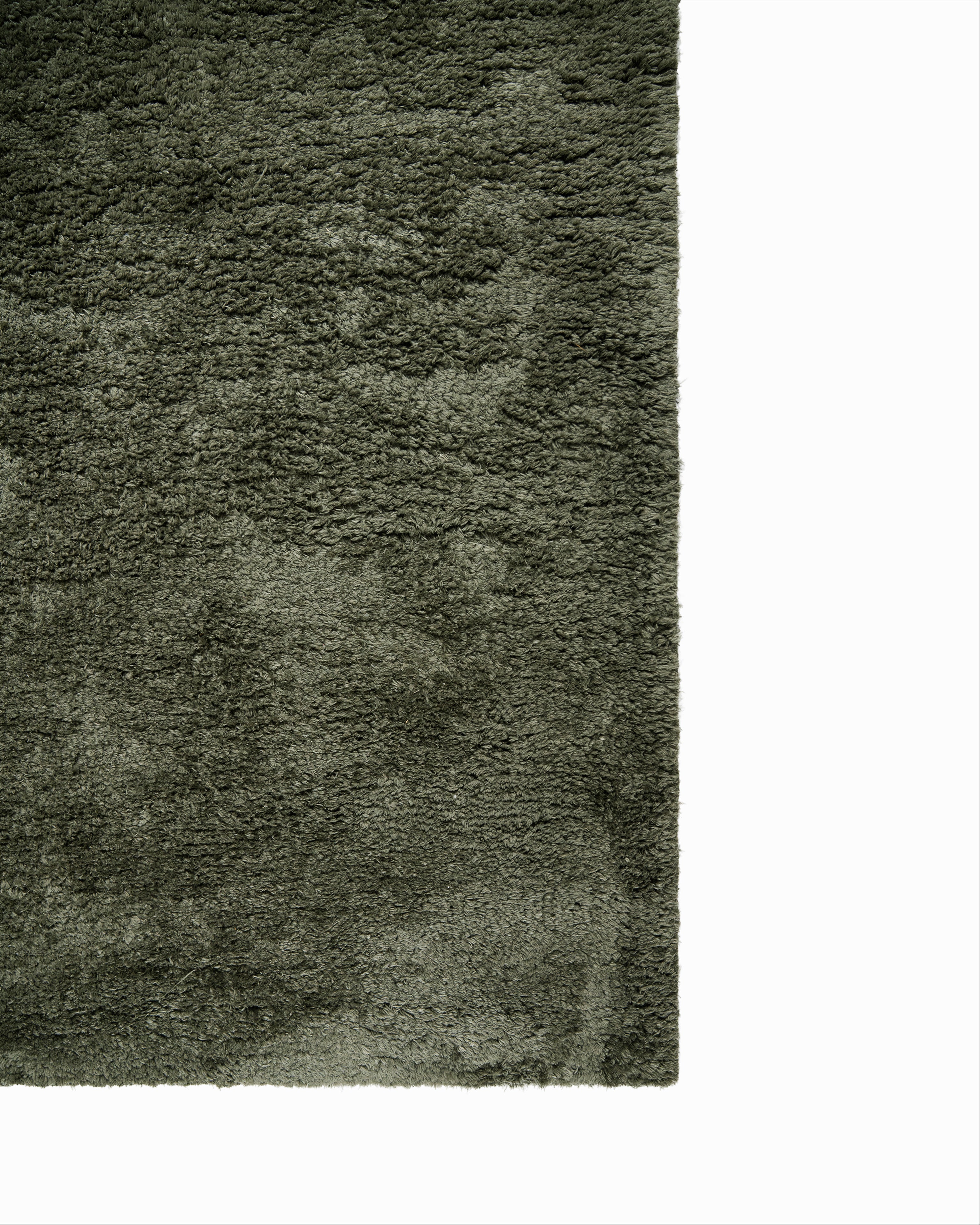 Feather Shaggy Rug Silver